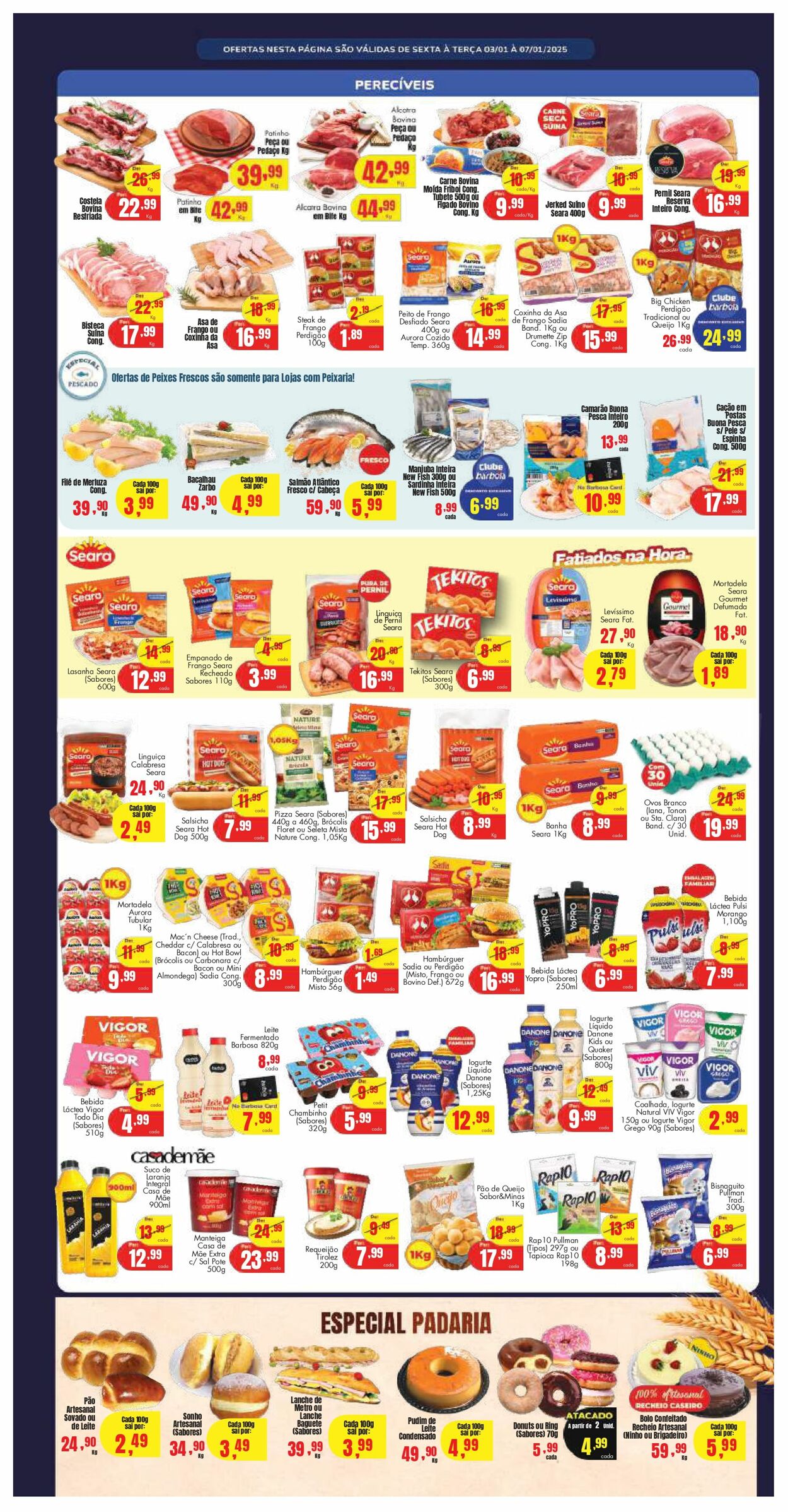 Folheto Barbosa Supermercados 03.01.2025 - 07.01.2025