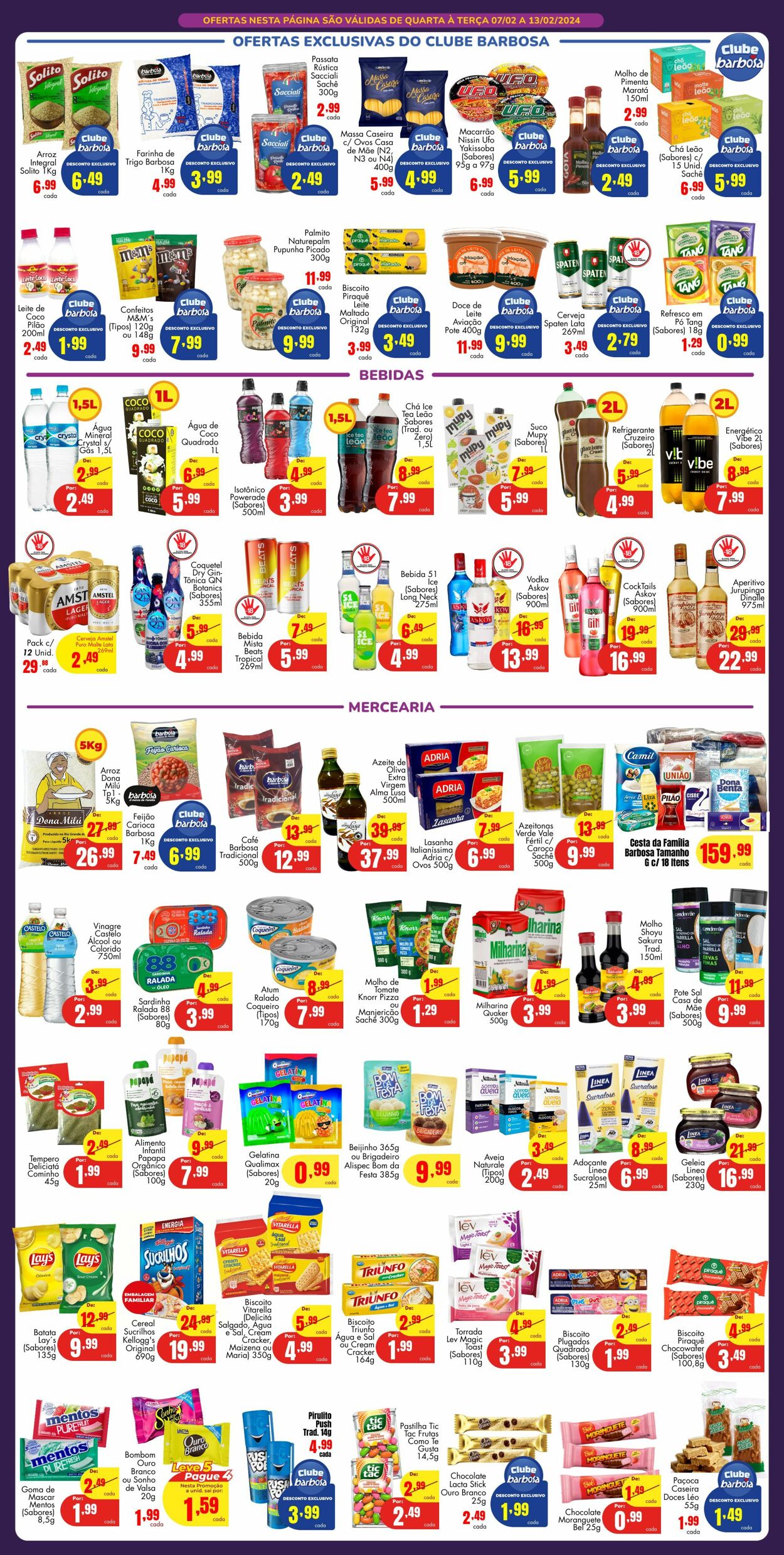 Folheto Barbosa Supermercados 07.02.2024 - 13.02.2024