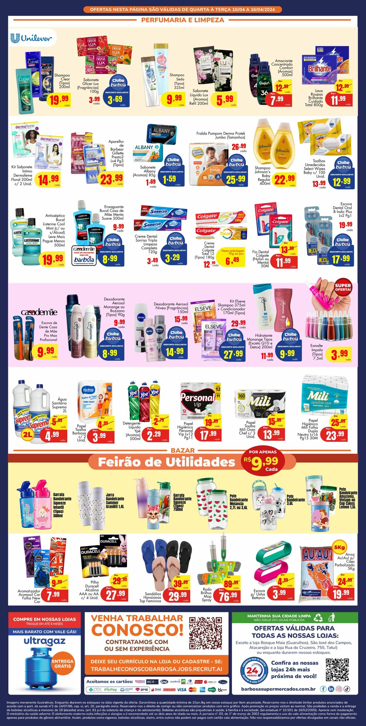 Folheto Barbosa Supermercados 10.04.2024 - 16.04.2024