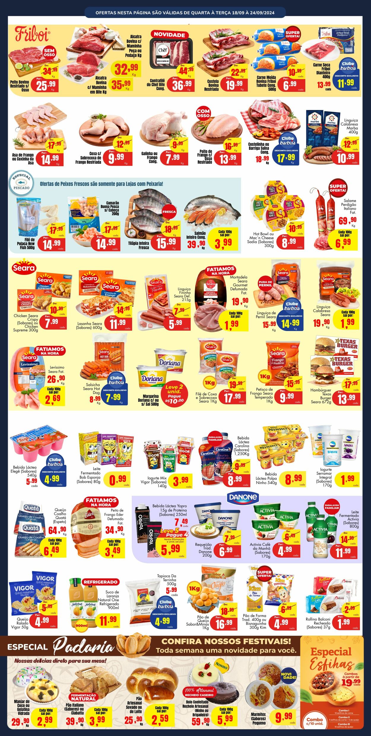 Folheto Barbosa Supermercados 18.09.2024 - 24.09.2024