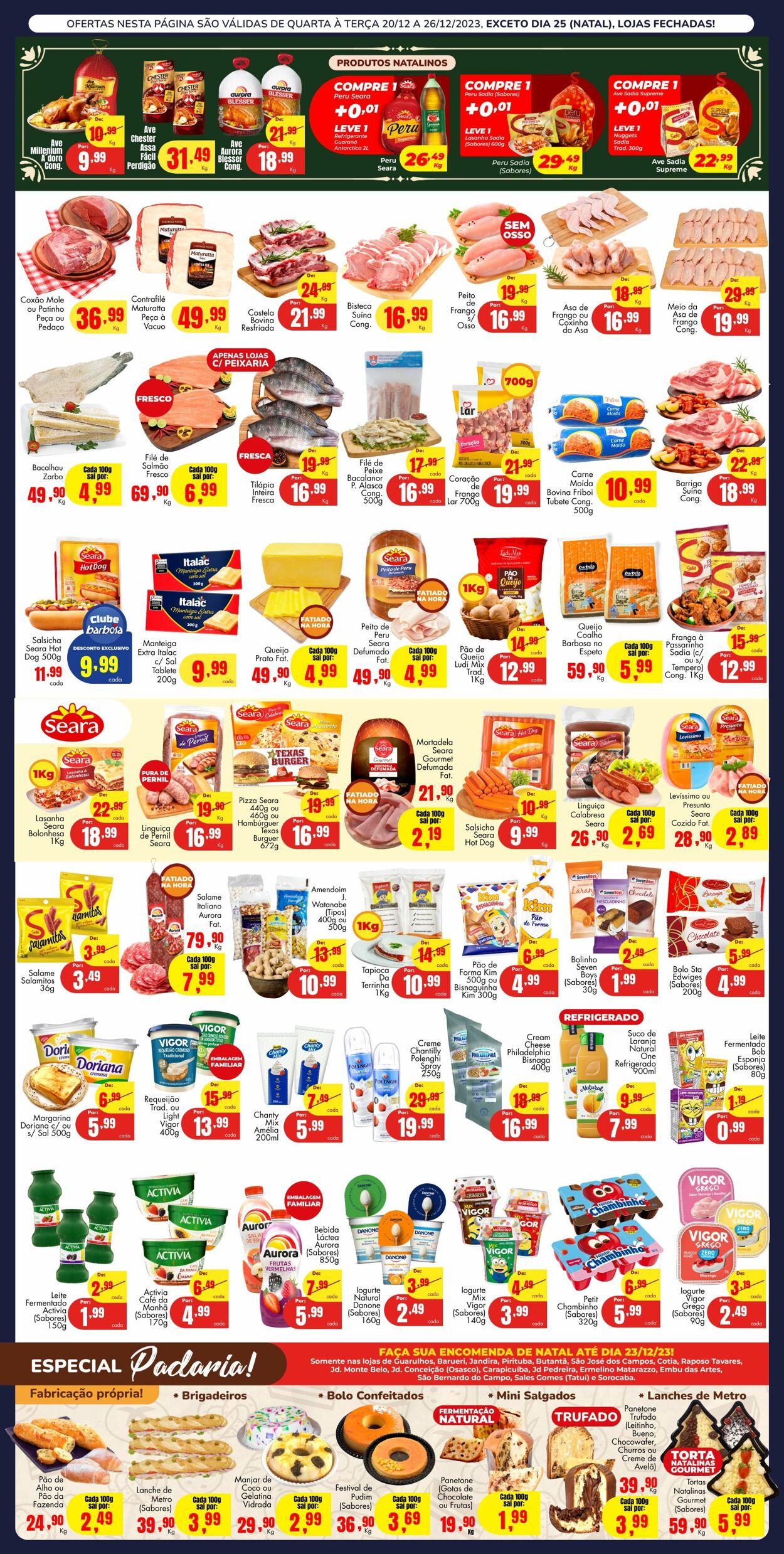 Folheto Barbosa Supermercados 20.12.2023 - 26.12.2023