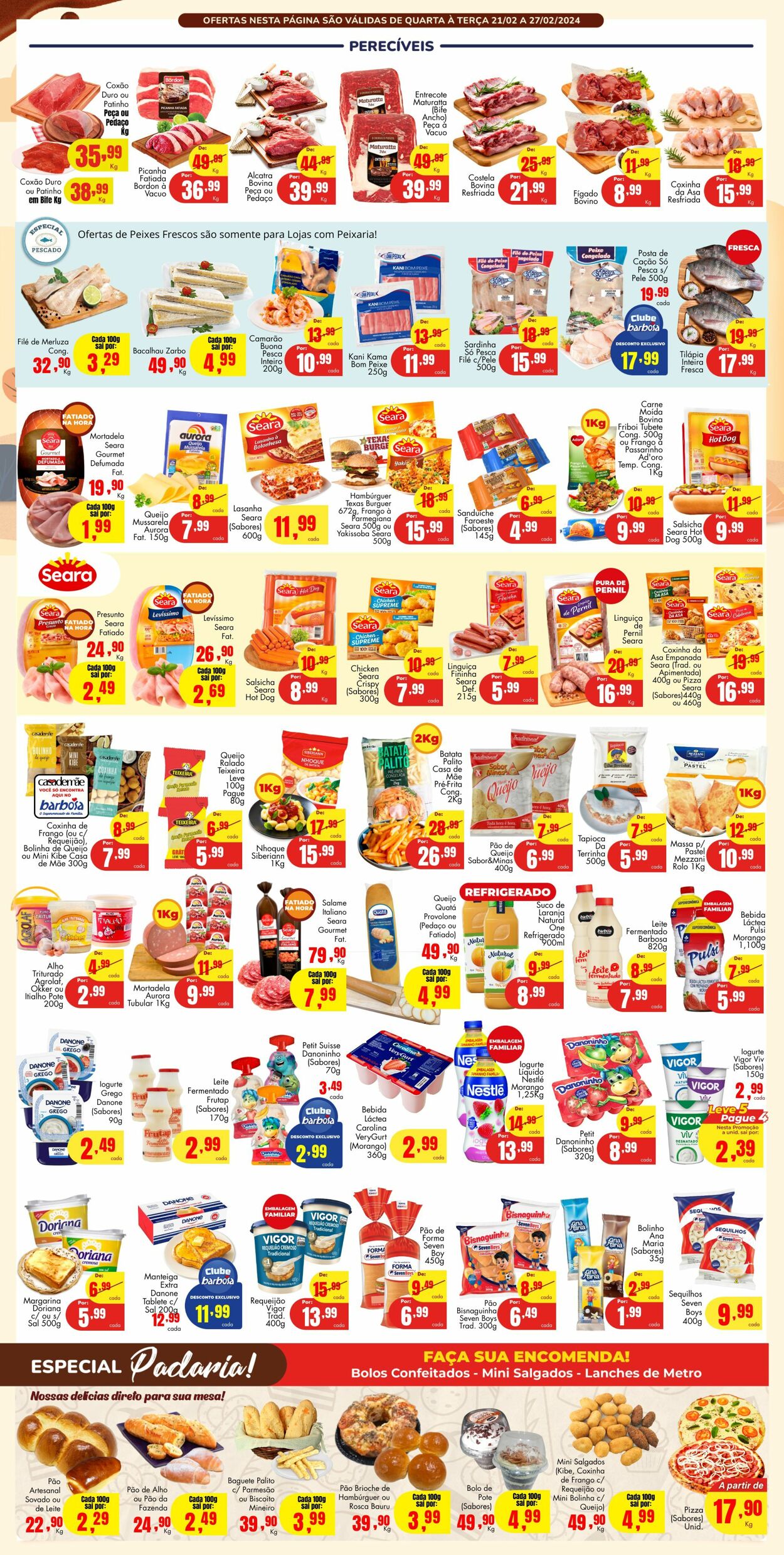 Folheto Barbosa Supermercados 21.02.2024 - 27.02.2024