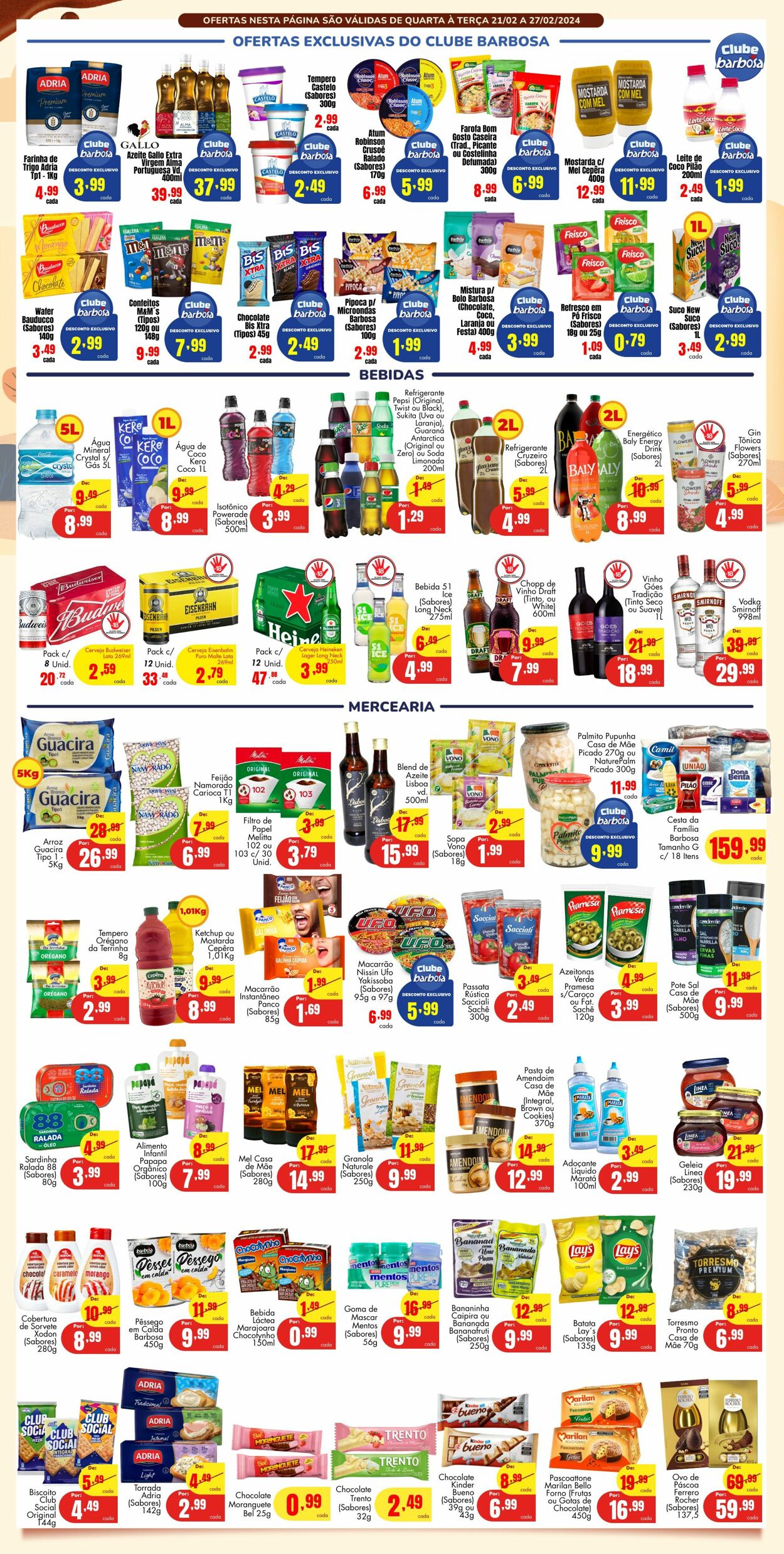 Folheto Barbosa Supermercados 21.02.2024 - 27.02.2024