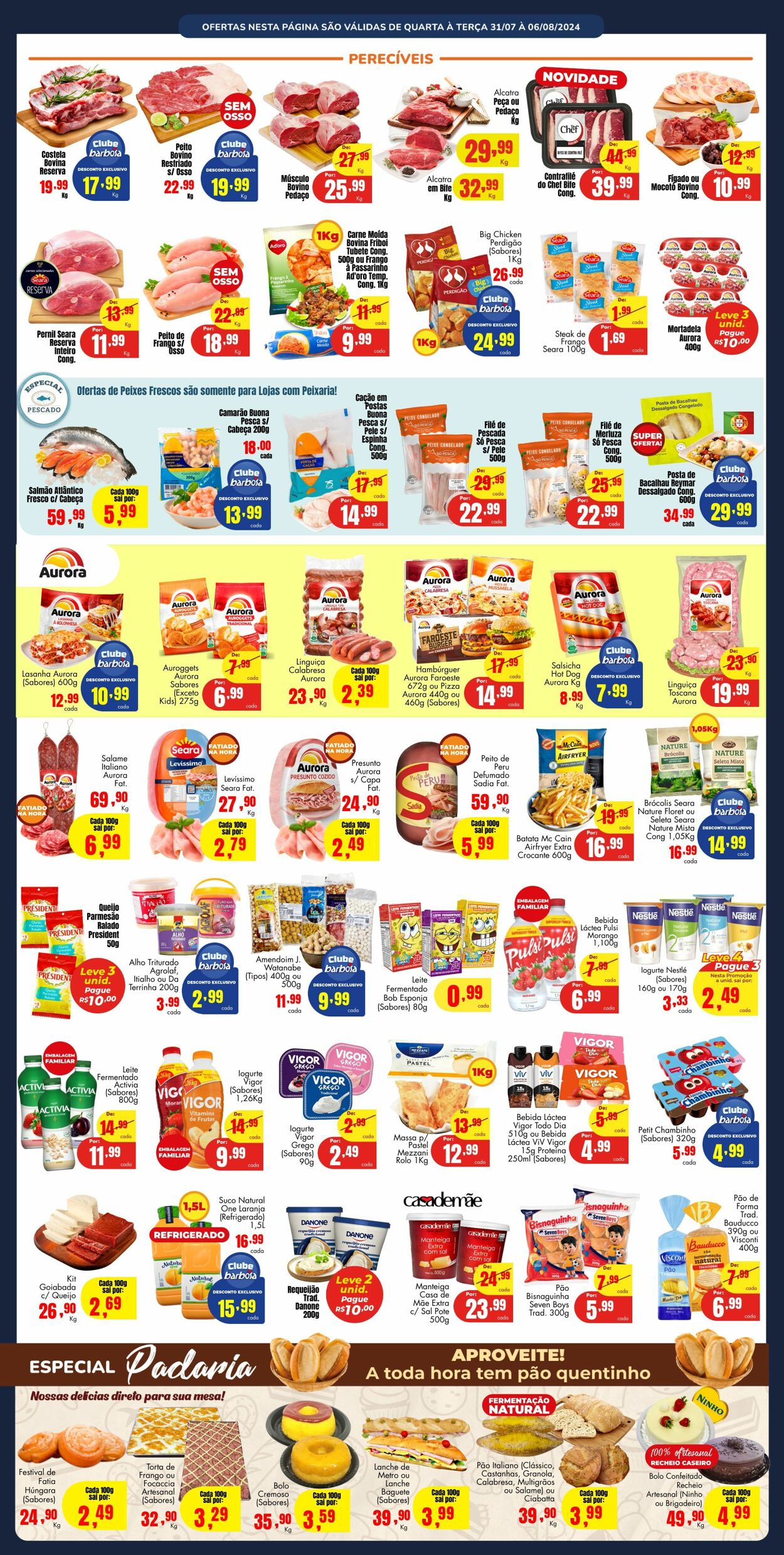 Folheto Barbosa Supermercados 31.07.2024 - 06.08.2024