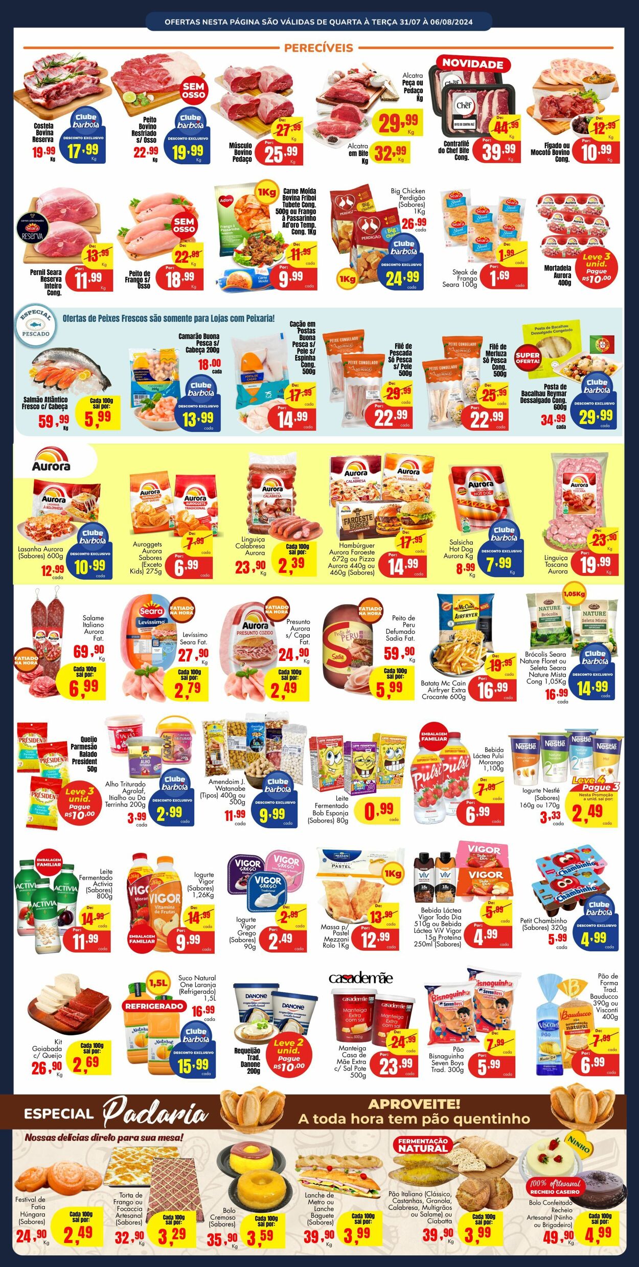 Folheto Barbosa Supermercados 31.07.2024 - 06.08.2024