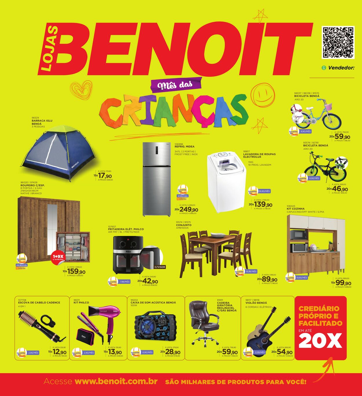 Benoit Folhetos promocionais