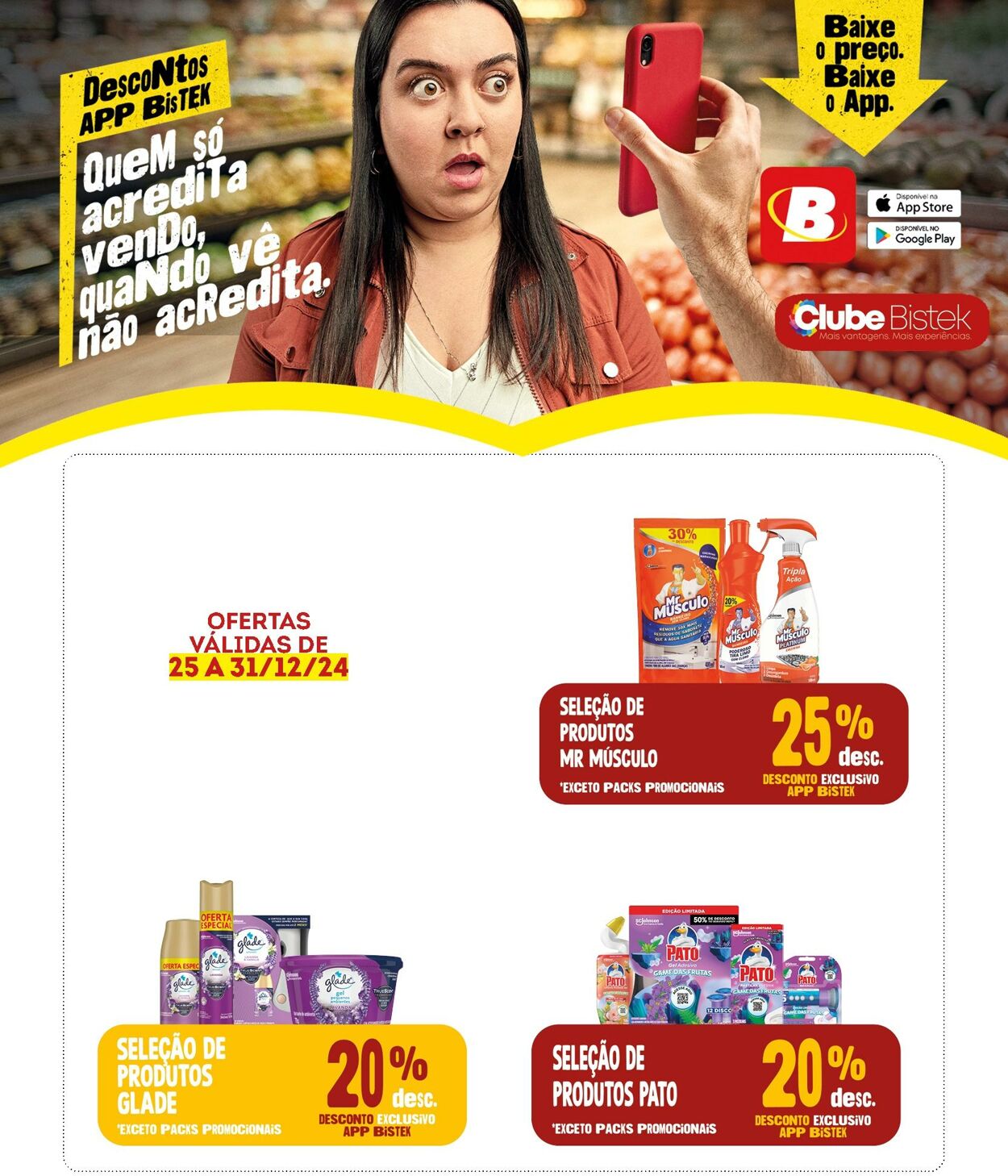 Bistek Folhetos promocionais