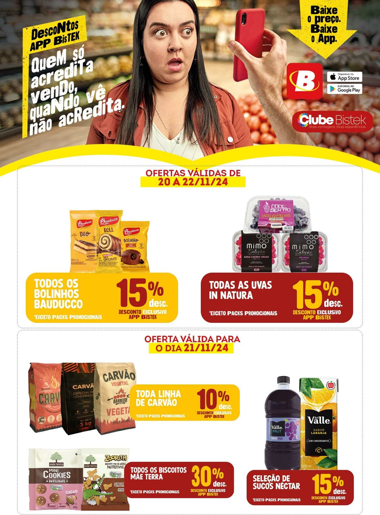 Bistek Folhetos promocionais