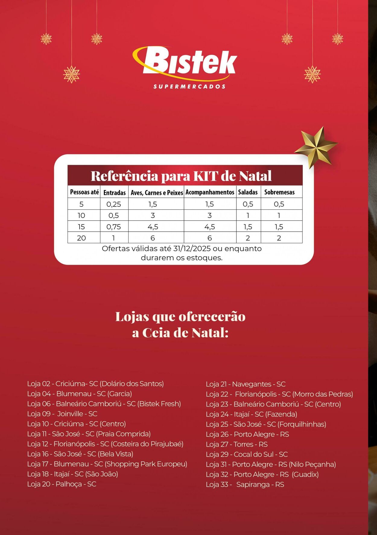 Folheto Bistek 29.10.2025 - 30.12.2025