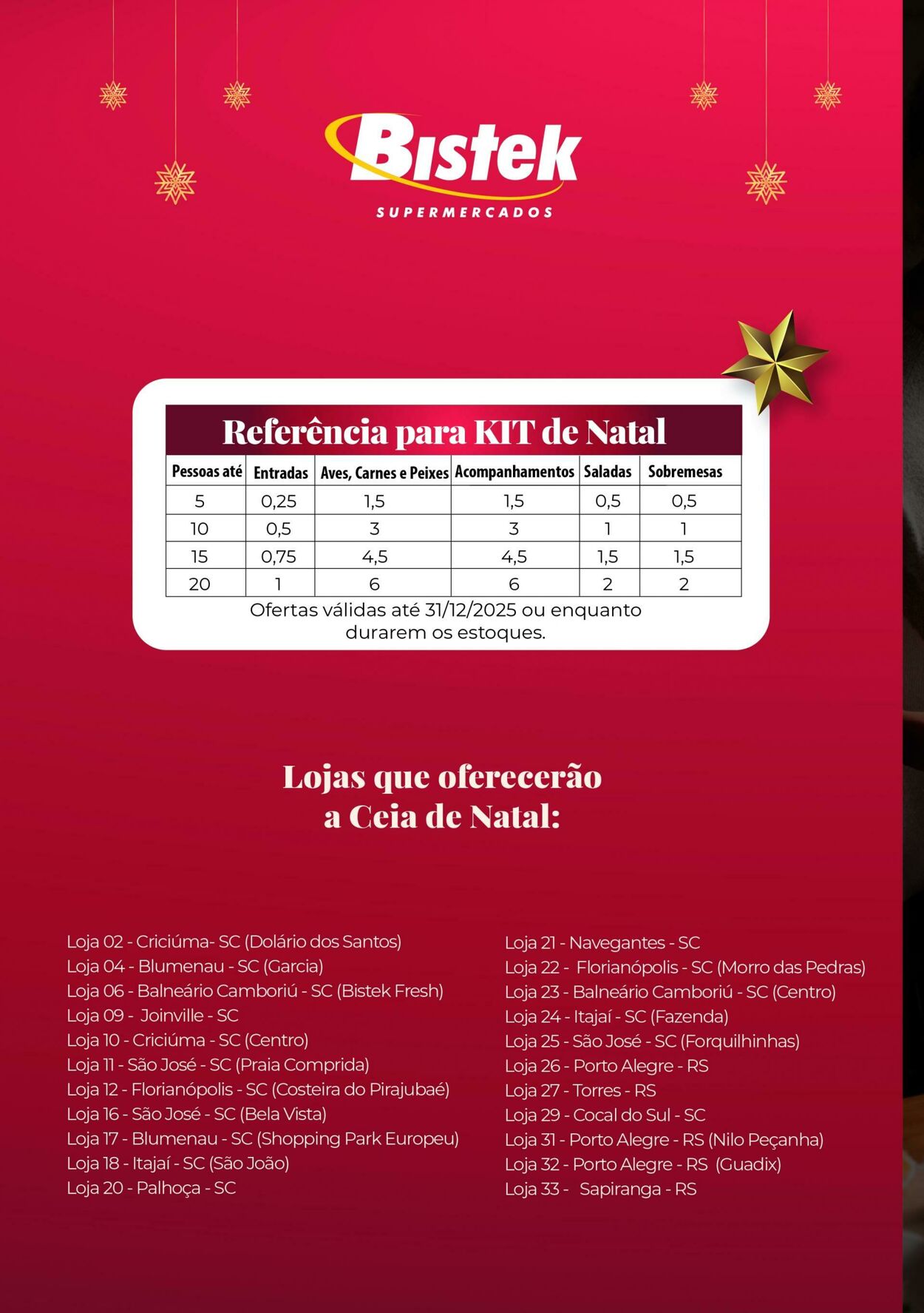 Folheto Bistek 29.10.2025 - 30.12.2025