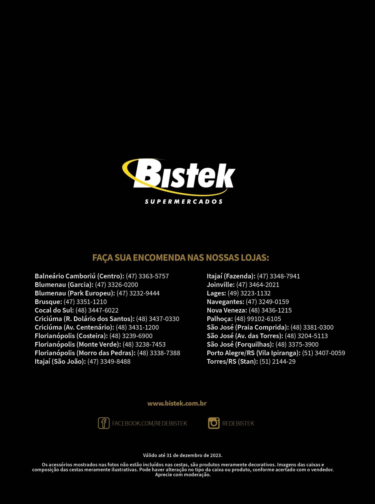 Folheto Bistek 26.10.2023 - 25.12.2023