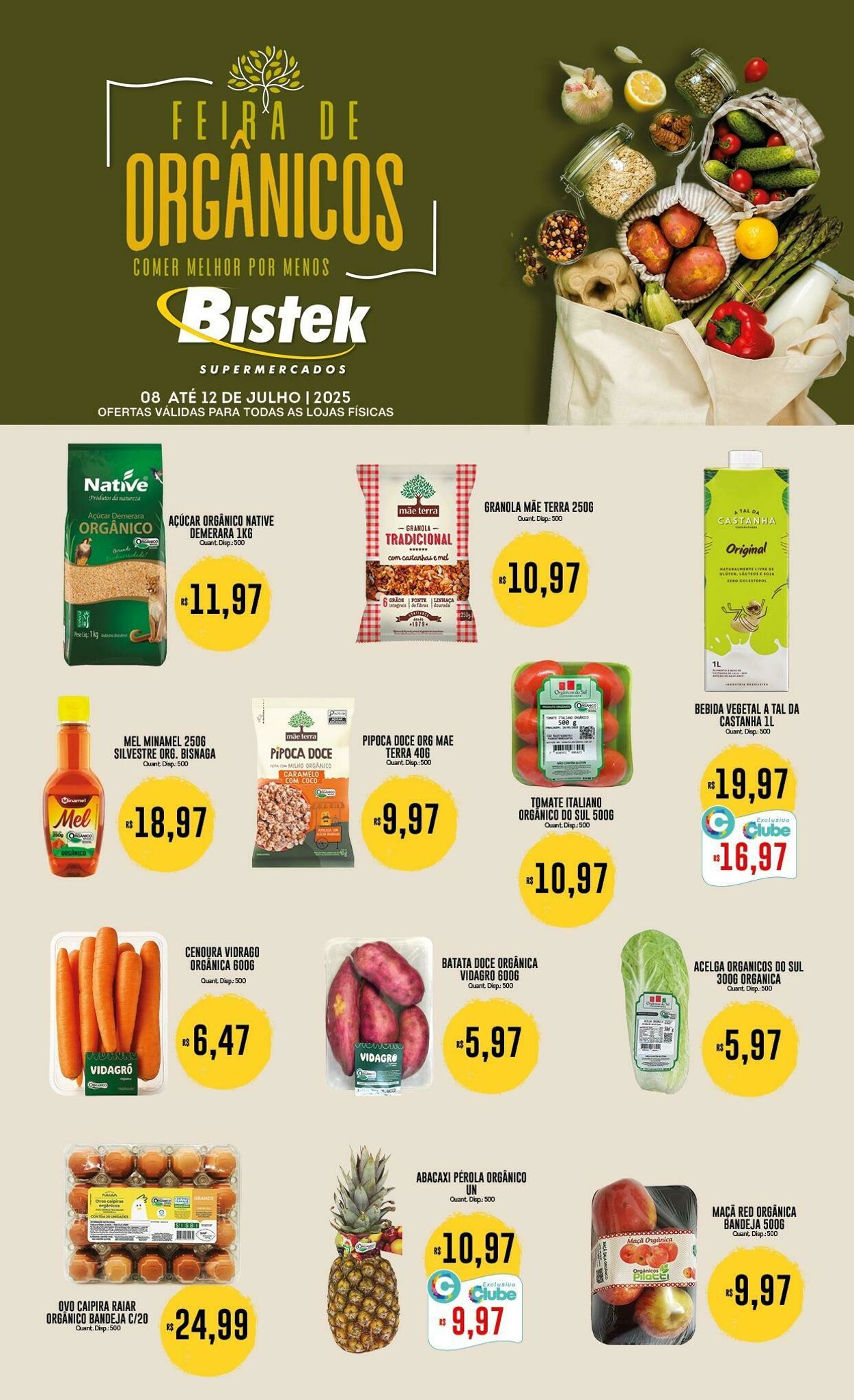 Folheto Bistek 08.08.2025 - 12.08.2025