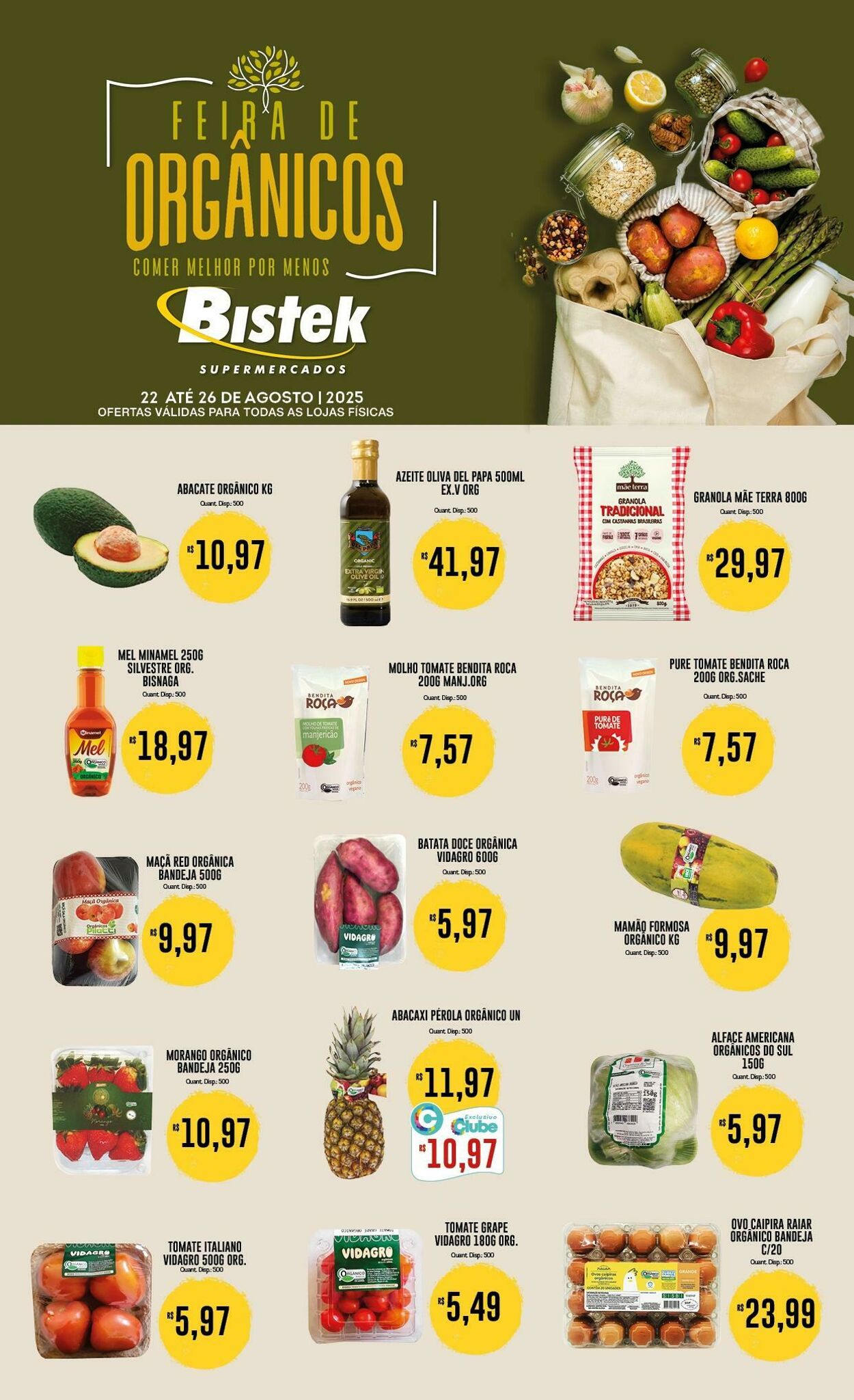 Folheto Bistek 22.08.2025 - 26.08.2025