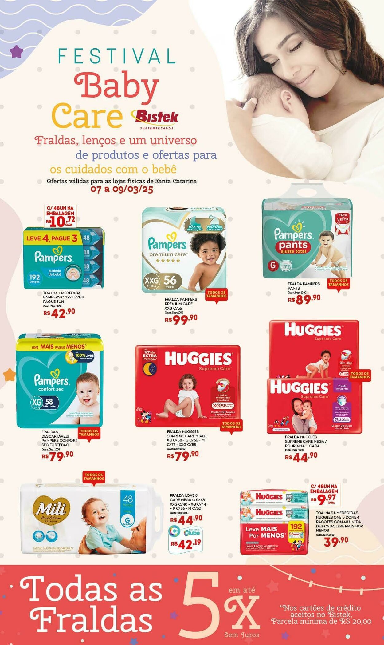 Bistek Folhetos promocionais