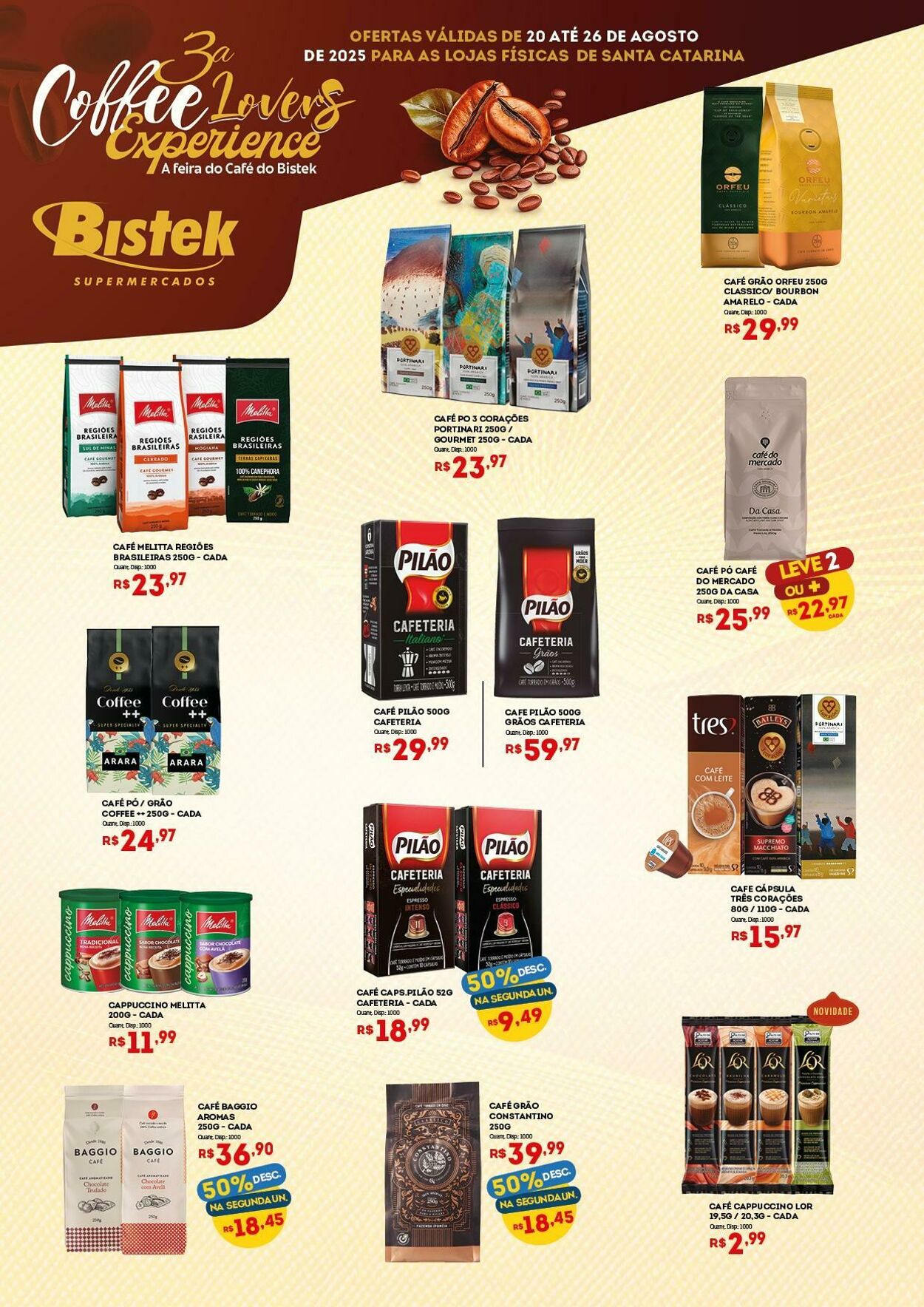Folheto Bistek 20.08.2025 - 26.08.2025