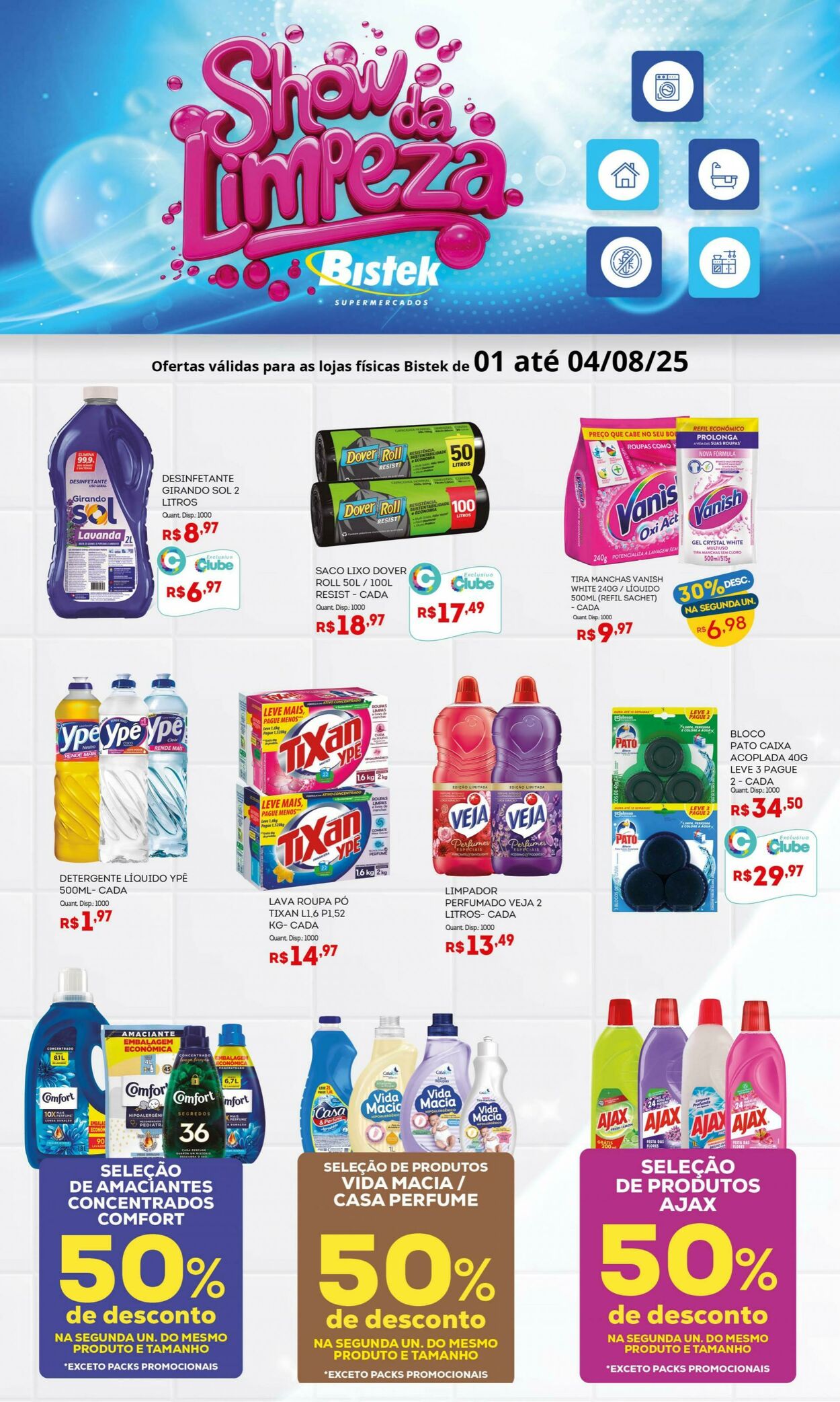 Folheto Bistek 01.08.2025 - 04.08.2025