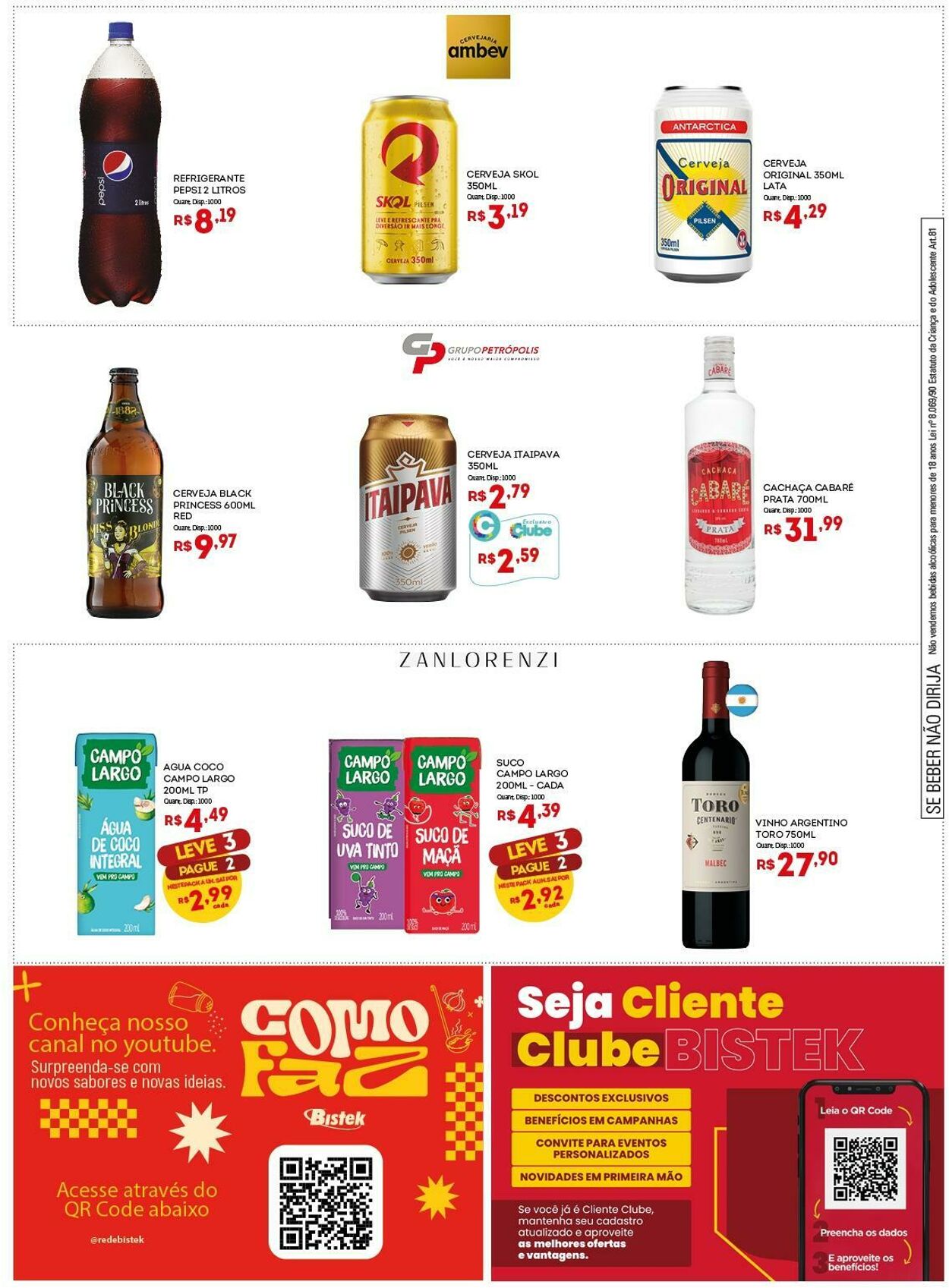 Folheto Bistek 13.08.2025 - 26.08.2025
