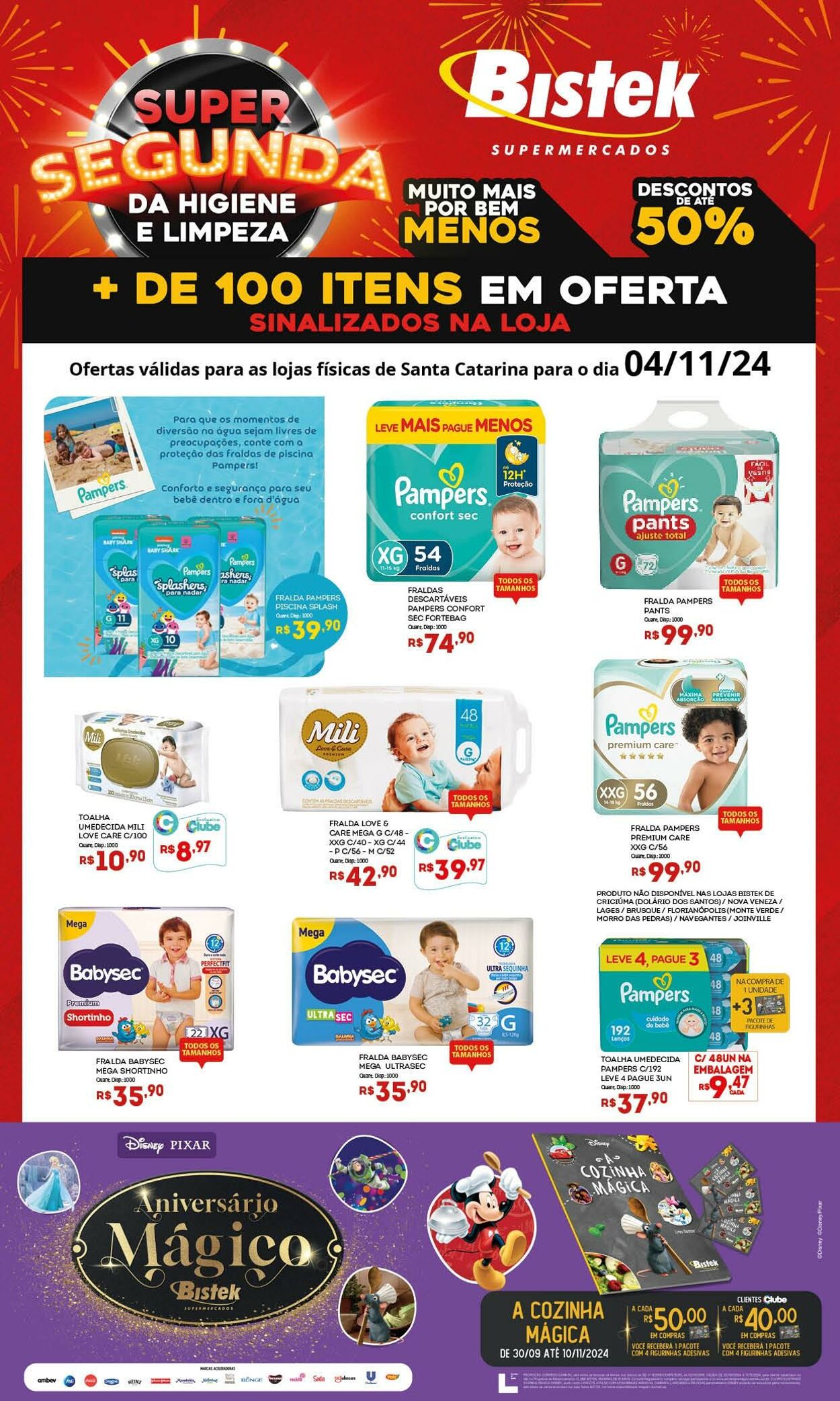 Bistek Folhetos promocionais