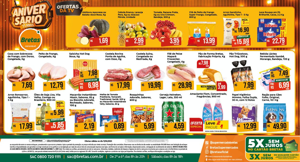 Folheto Bretas 12.06.2025 - 26.06.2025