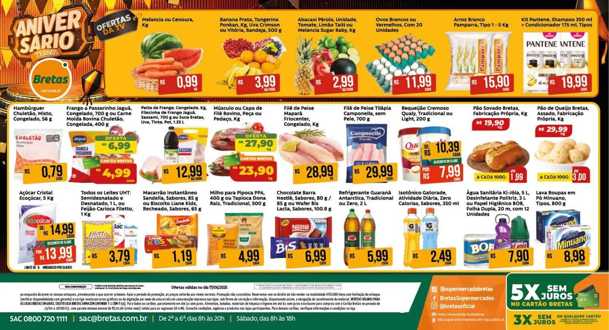 Bretas Folhetos promocionais