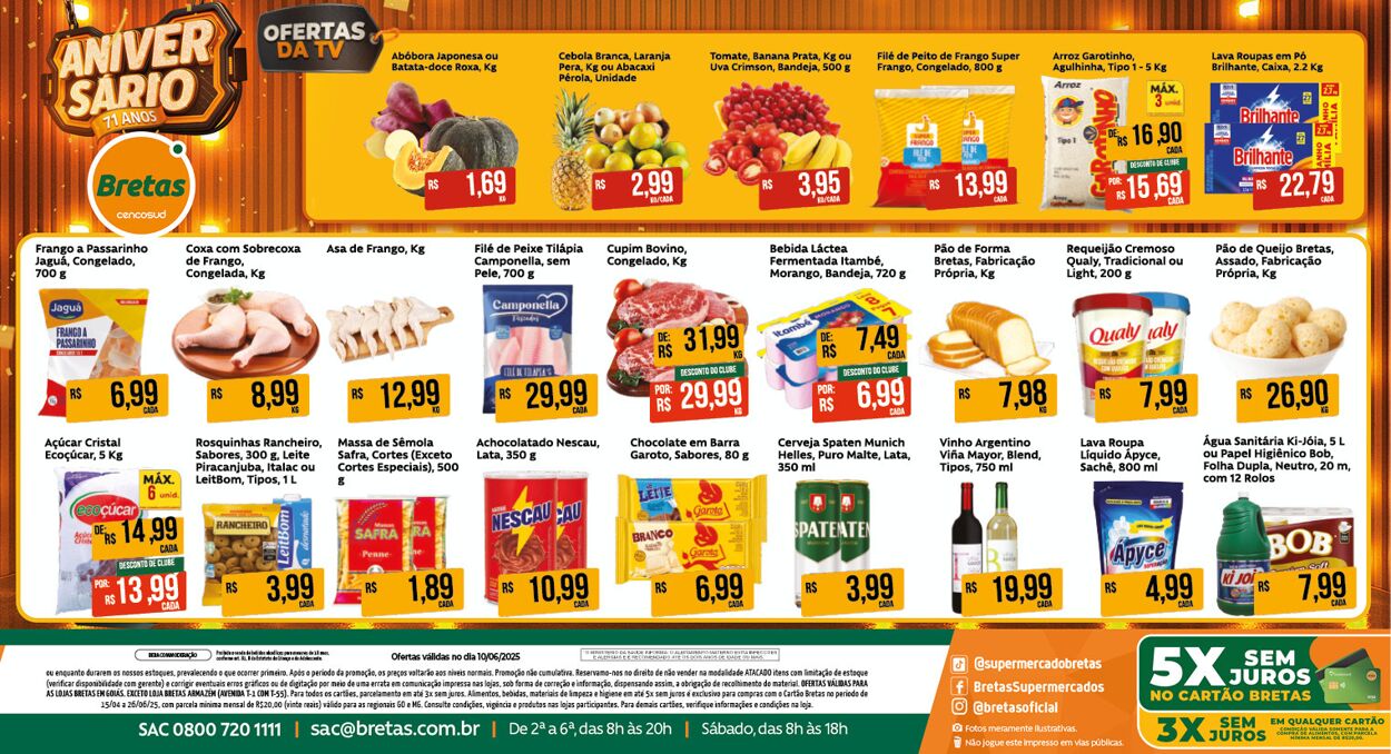 Folheto Bretas 11.06.2025 - 25.06.2025