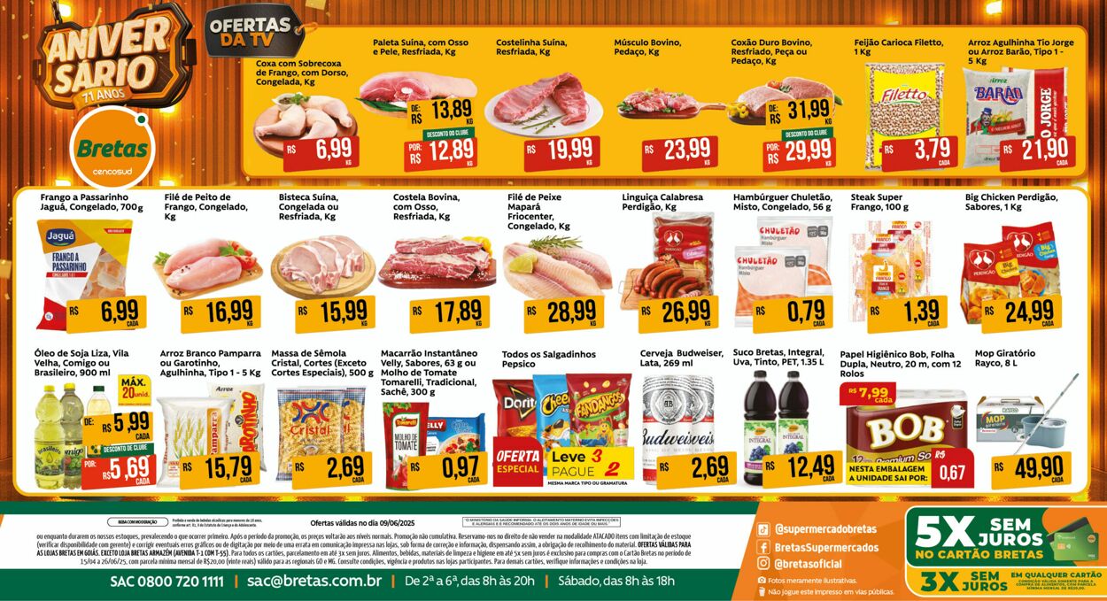 Folheto Bretas 10.06.2025 - 24.06.2025