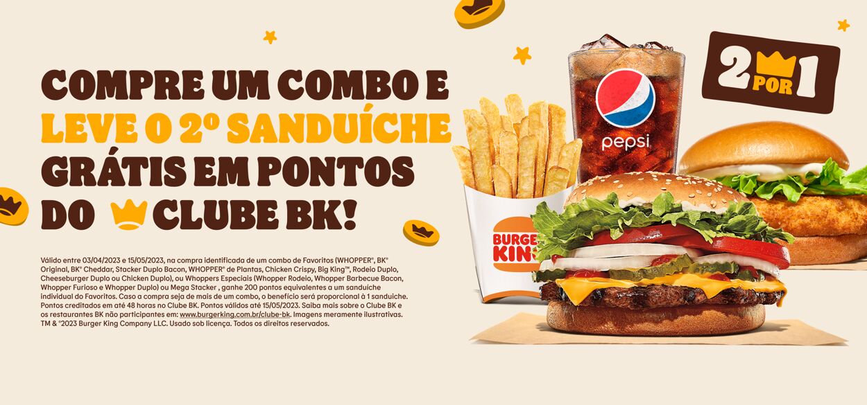 Folheto Burger King 10.04.2023 - 19.04.2023