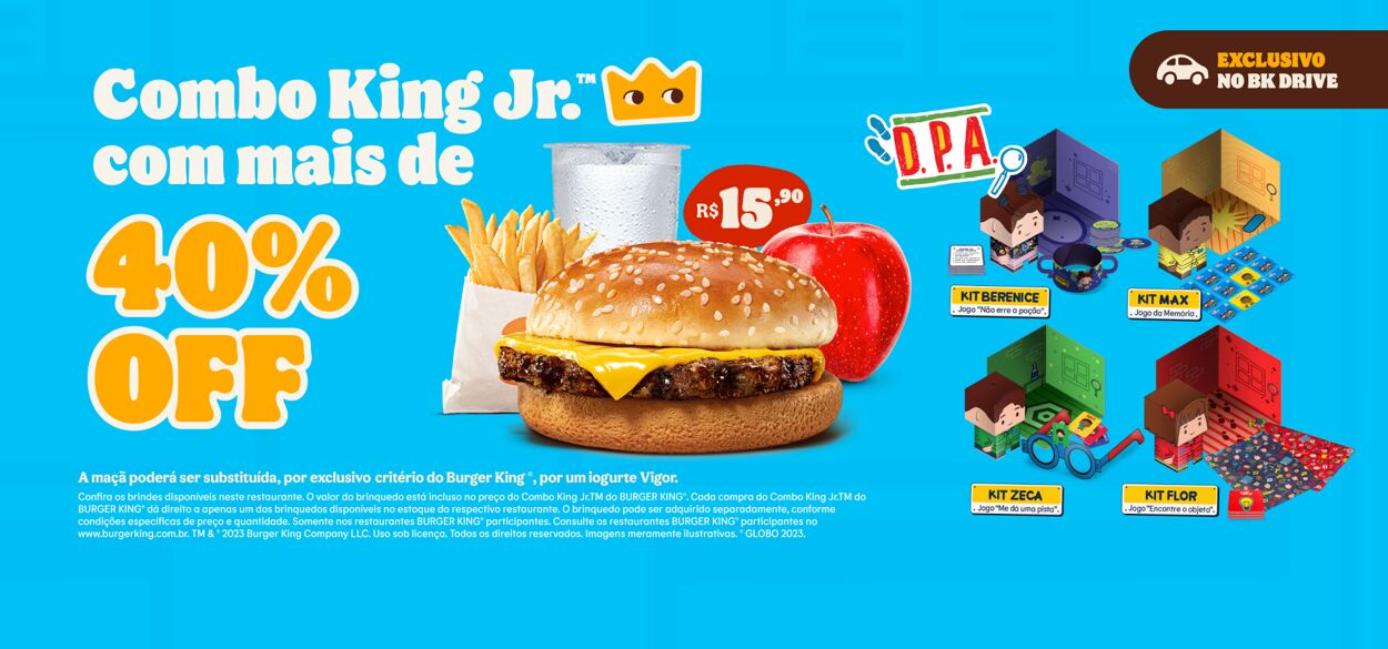 Folheto Burger King 15.05.2023 - 07.06.2023