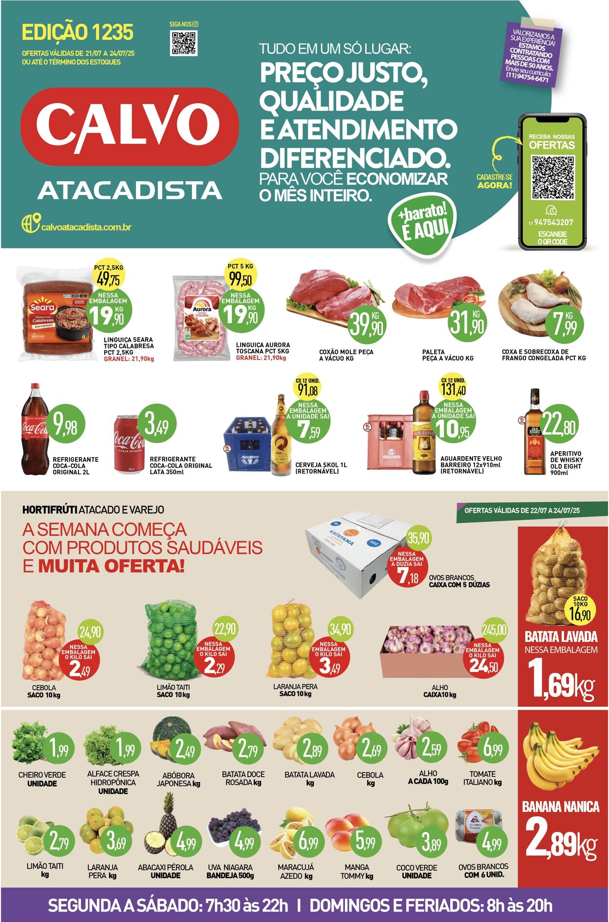 Folheto Calvo Atacadista 22.07.2025 - 05.08.2025