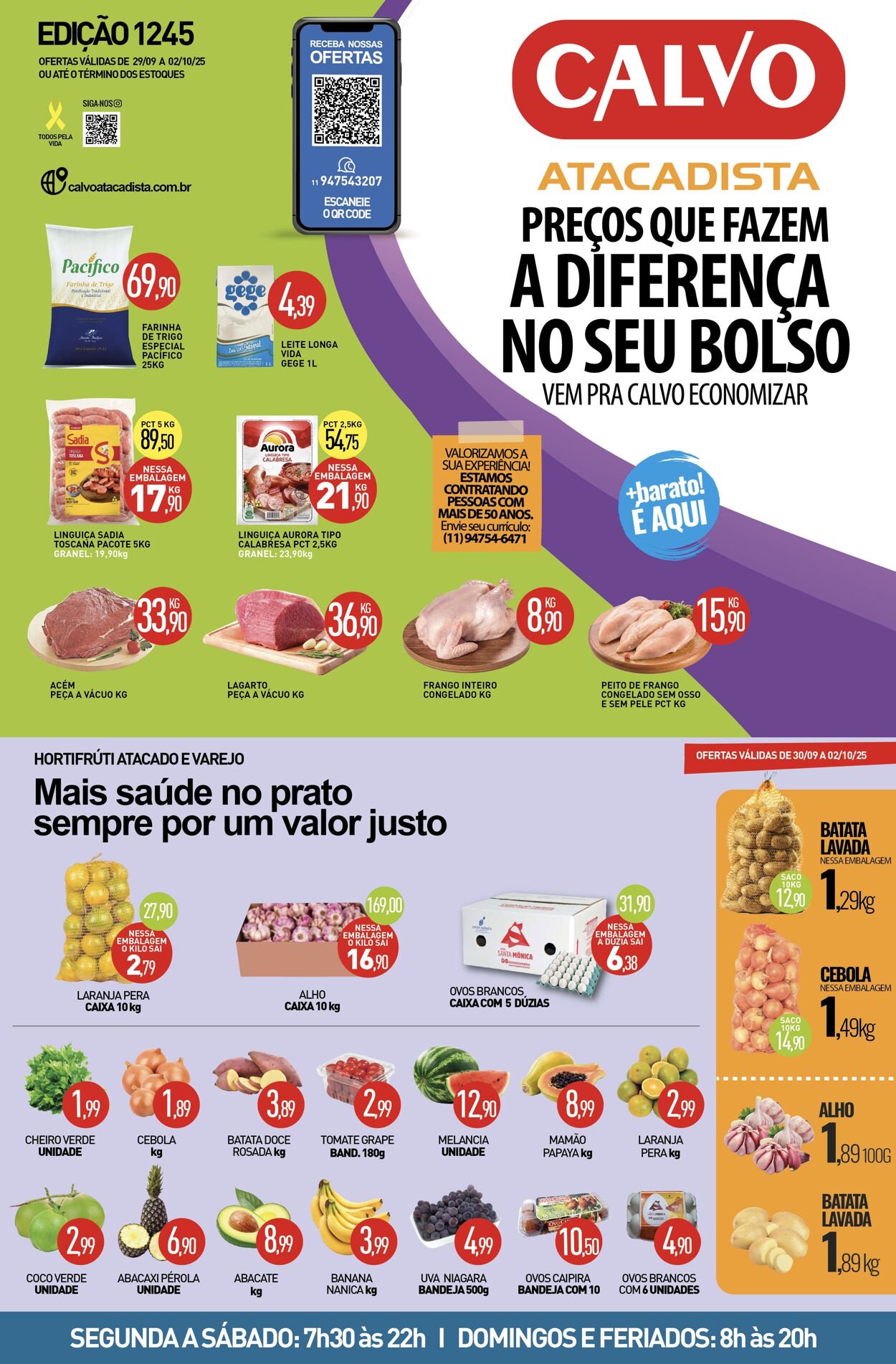 Folheto Calvo Atacadista 30.09.2025 - 07.10.2025