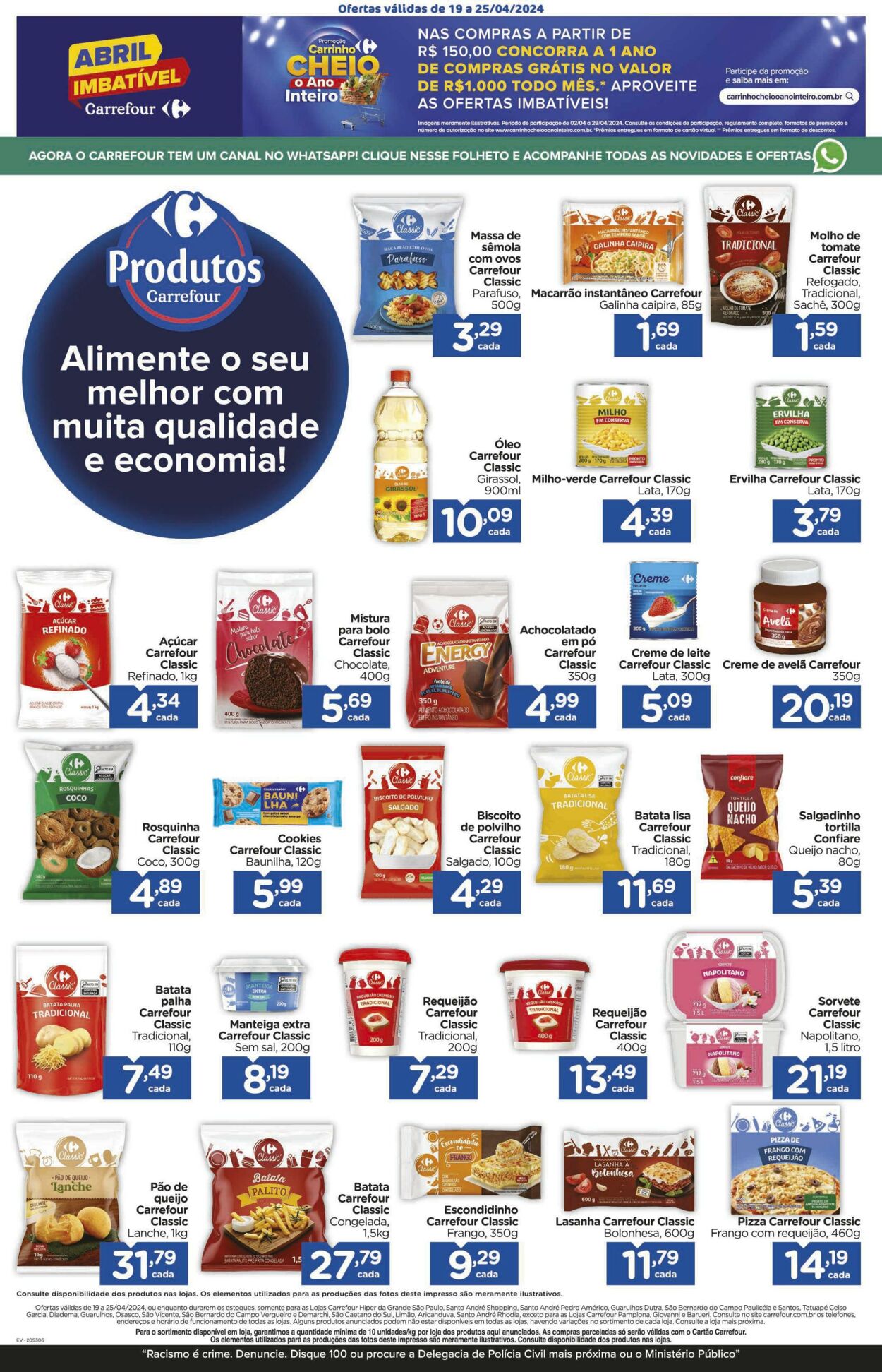 Folheto Carrefour 19.04.2024 - 25.04.2024