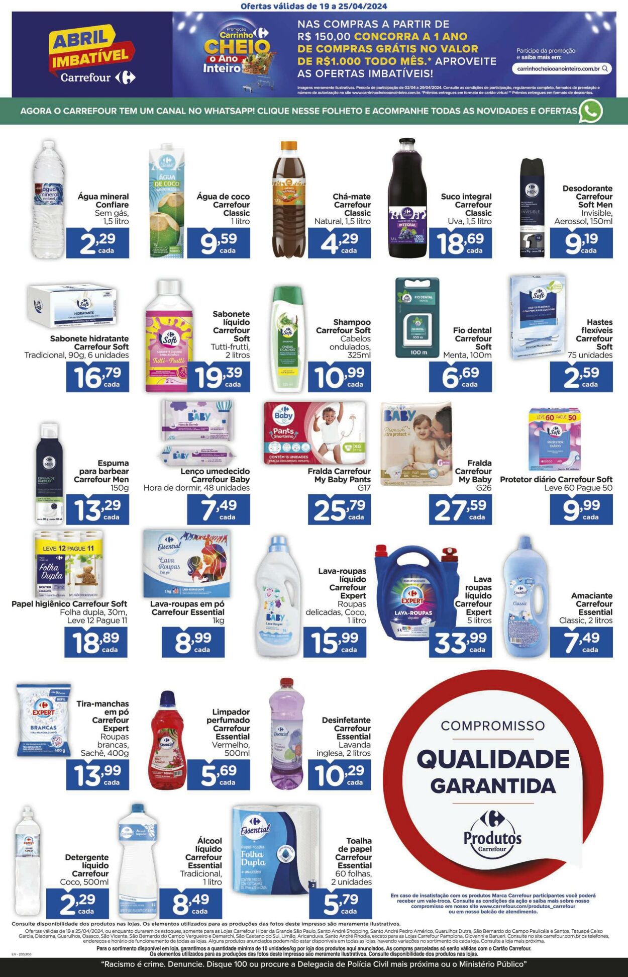 Folheto Carrefour 19.04.2024 - 25.04.2024