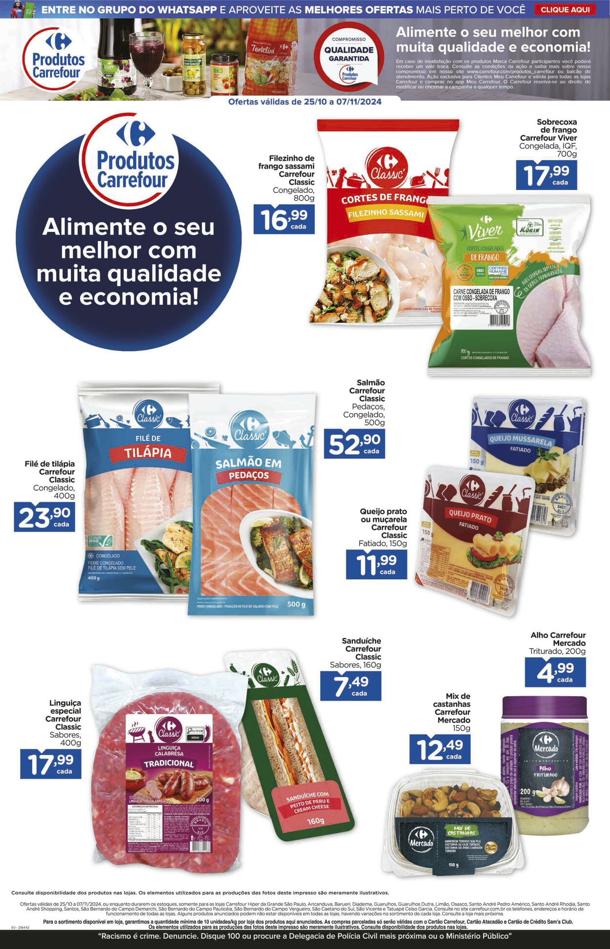 Folheto Carrefour 25.10.2024 - 31.10.2024