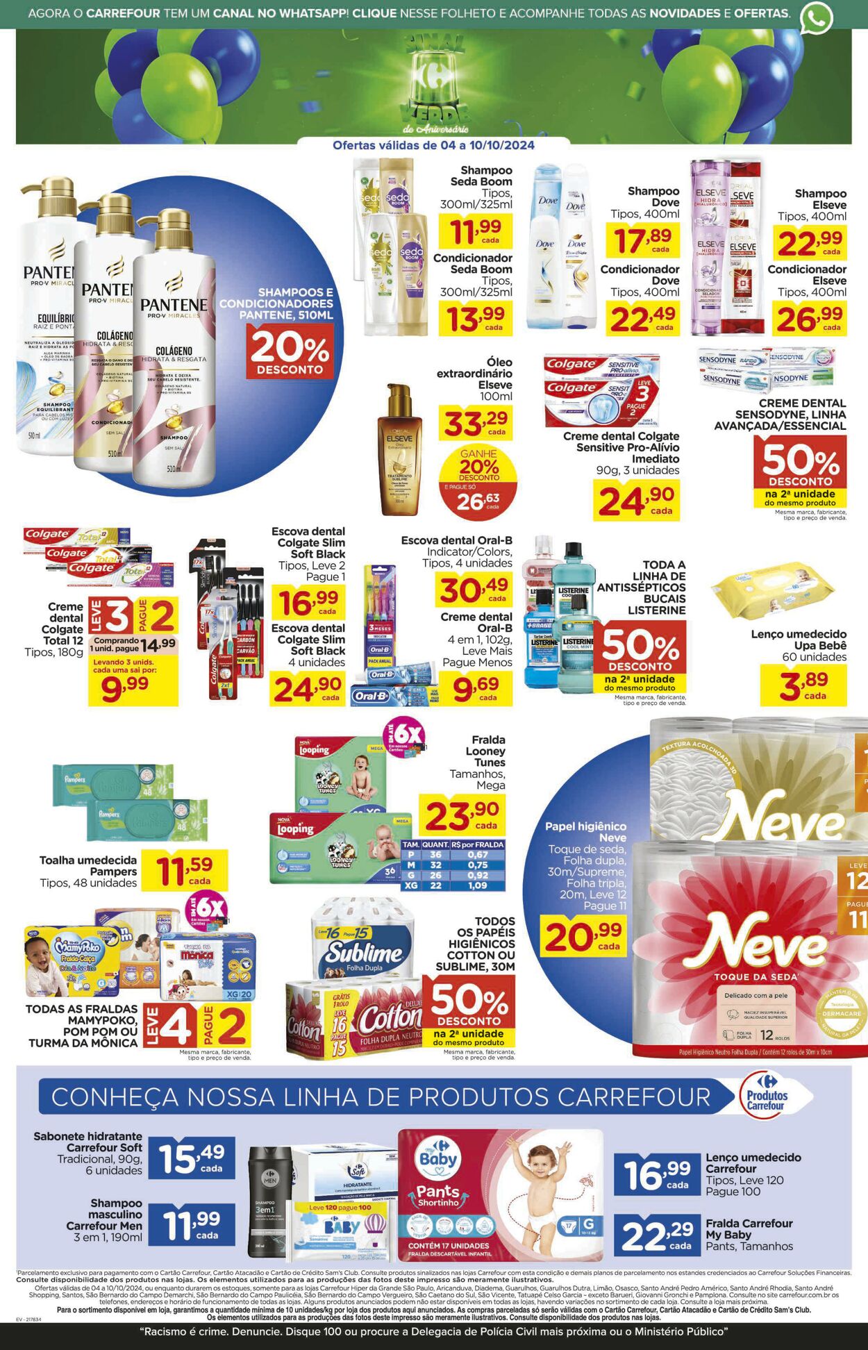 Folheto Carrefour 04.10.2024 - 10.10.2024