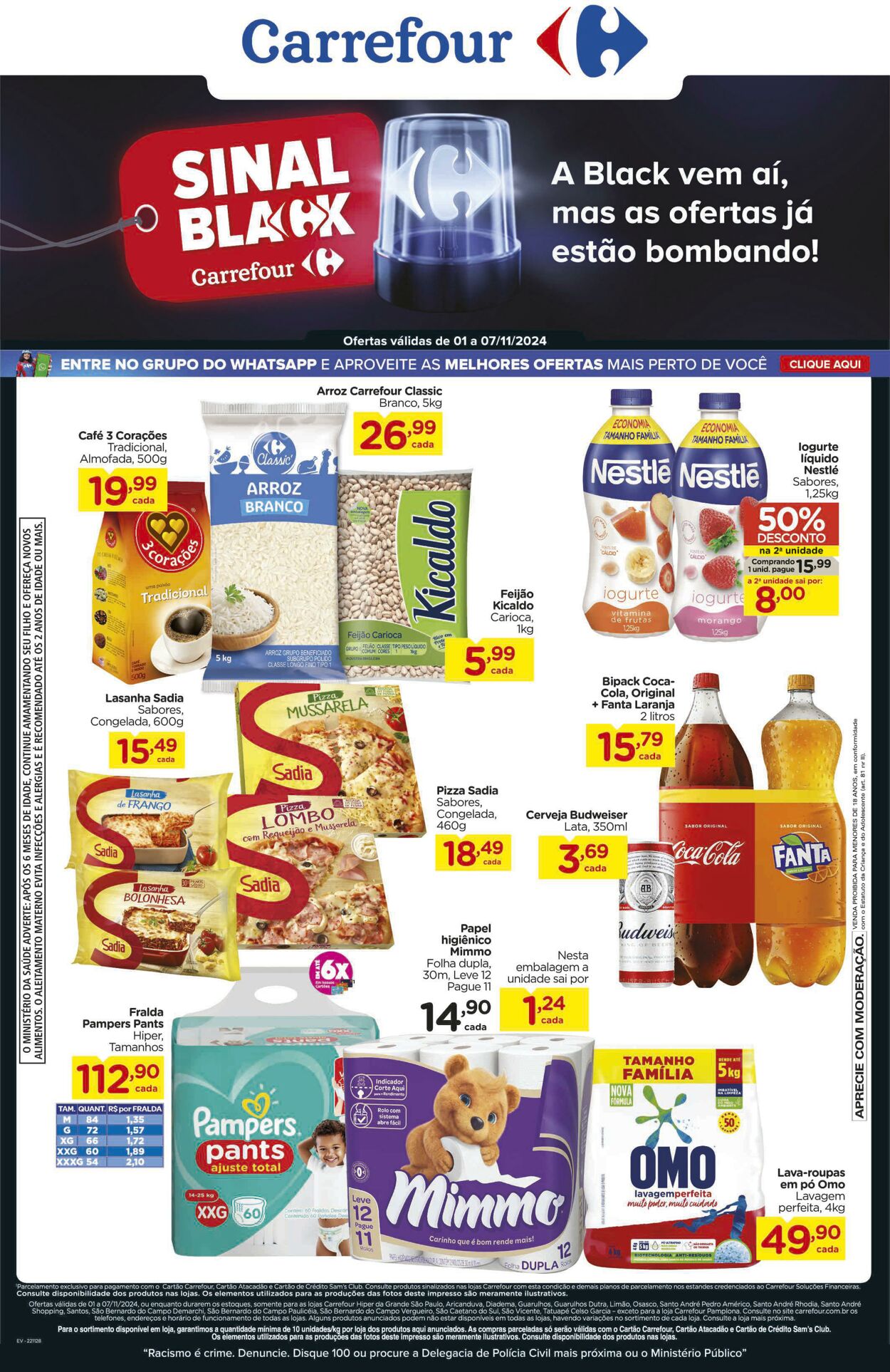 Folheto Carrefour 01.11.2024 - 07.11.2024