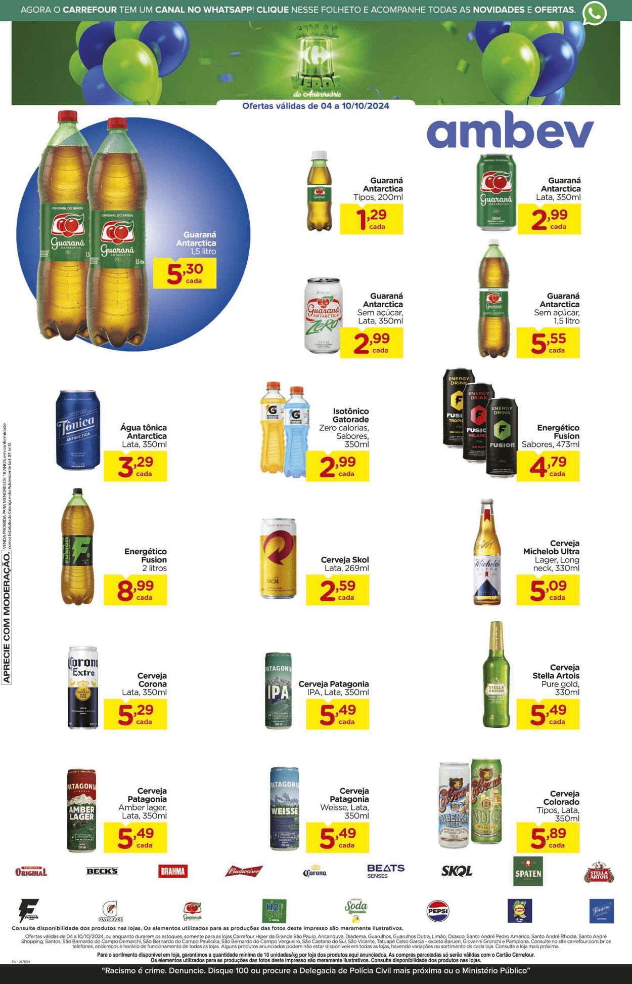 Folheto Carrefour 04.10.2024 - 10.10.2024