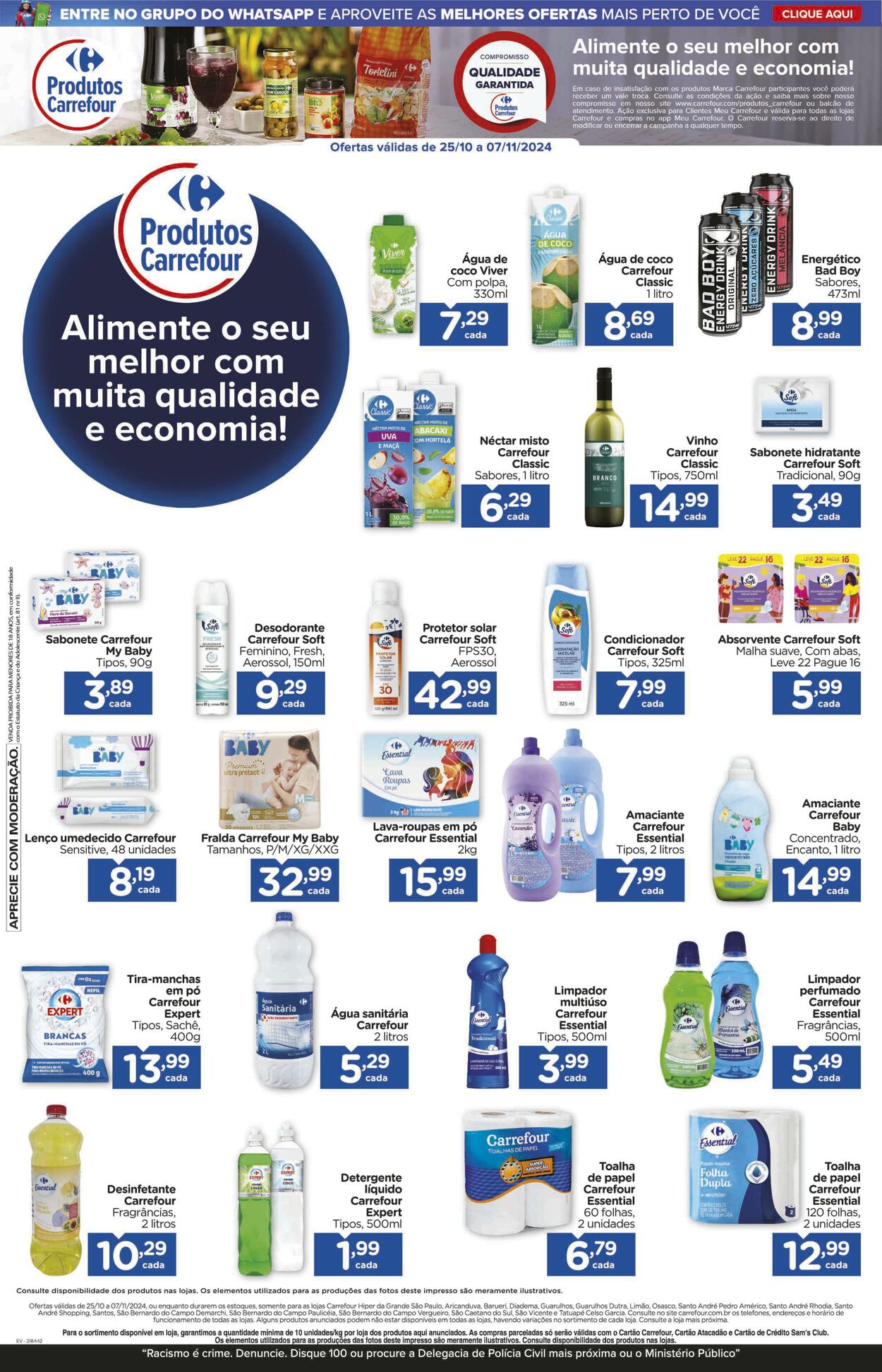 Folheto Carrefour 25.10.2024 - 31.10.2024