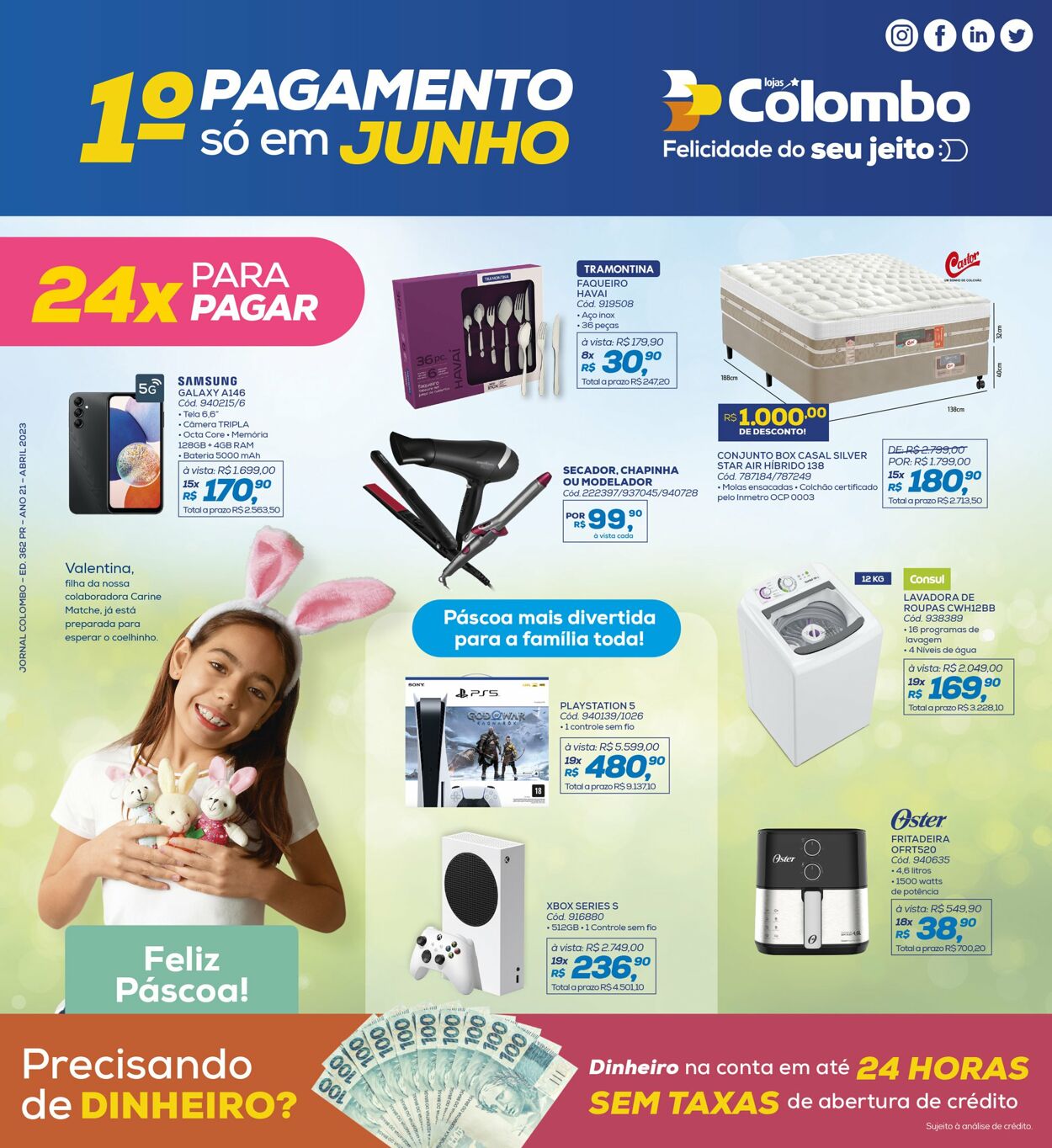 Folheto Colombo 01.04.2023 - 30.04.2023