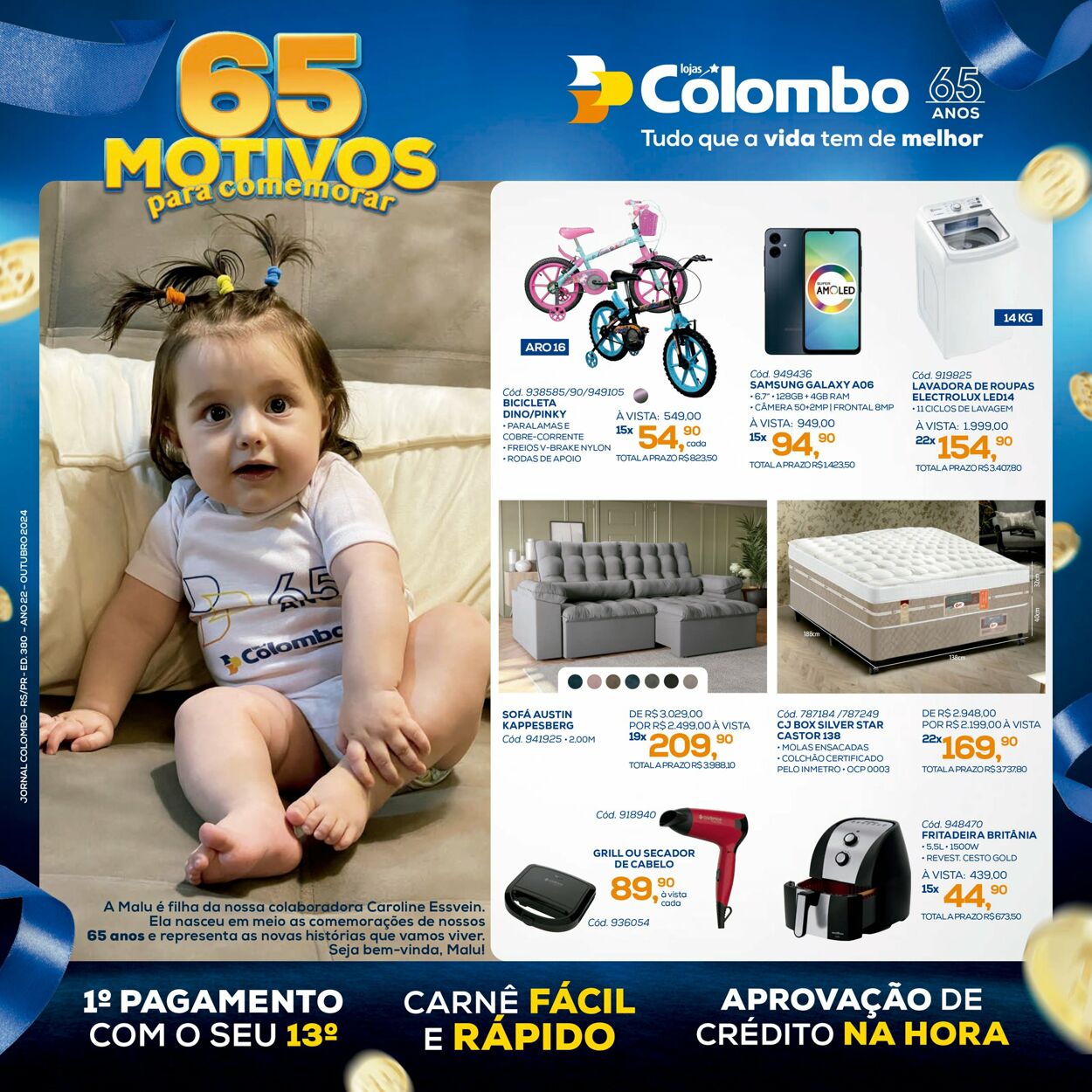 Colombo Folhetos promocionais