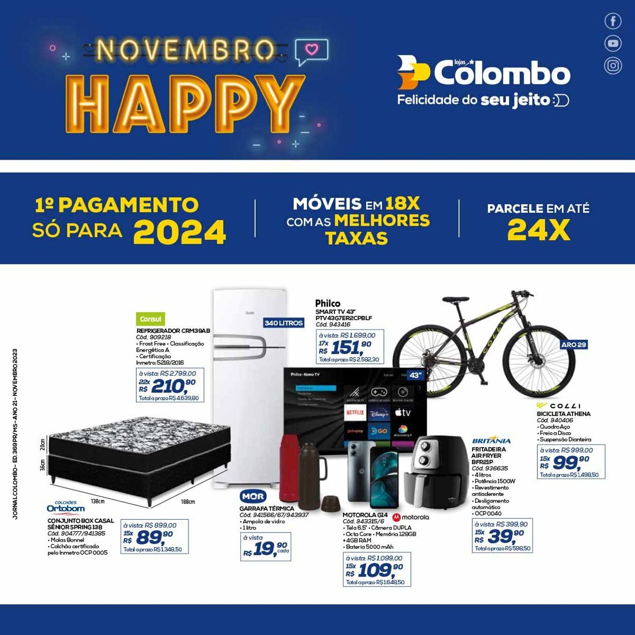 Folheto Colombo 02.11.2023 - 30.11.2023