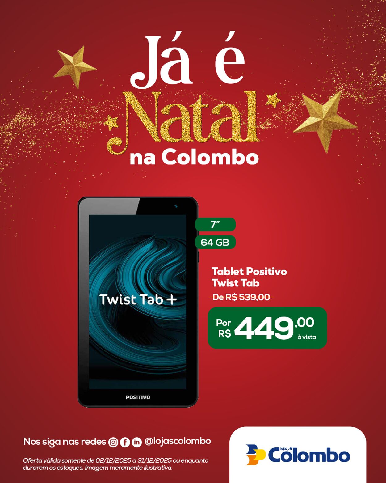 Folheto Colombo 09.12.2025 - 23.12.2025