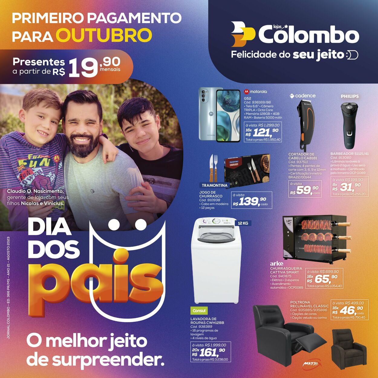 Folheto Colombo 02.08.2023 - 31.08.2023