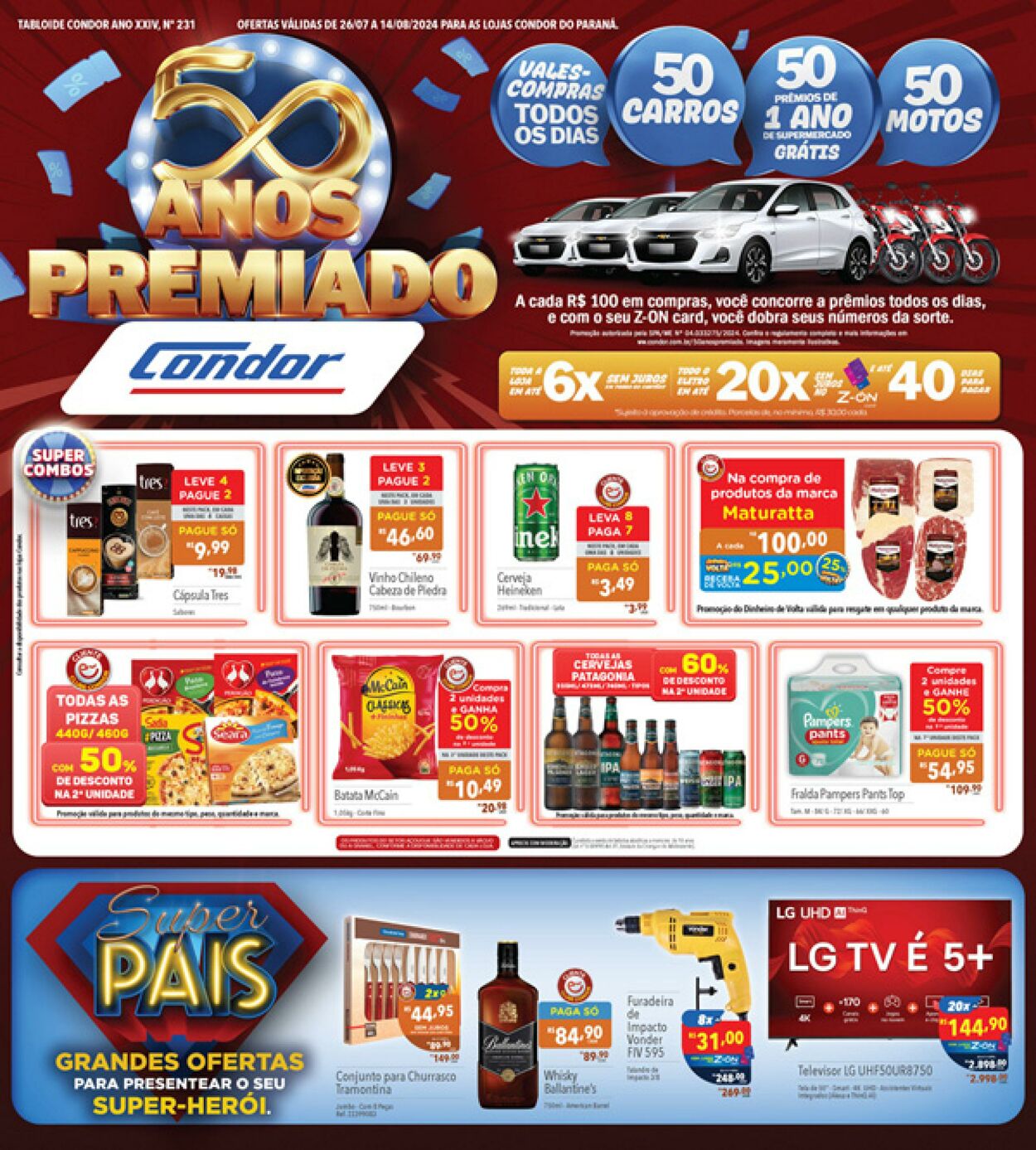 Condor Folhetos promocionais