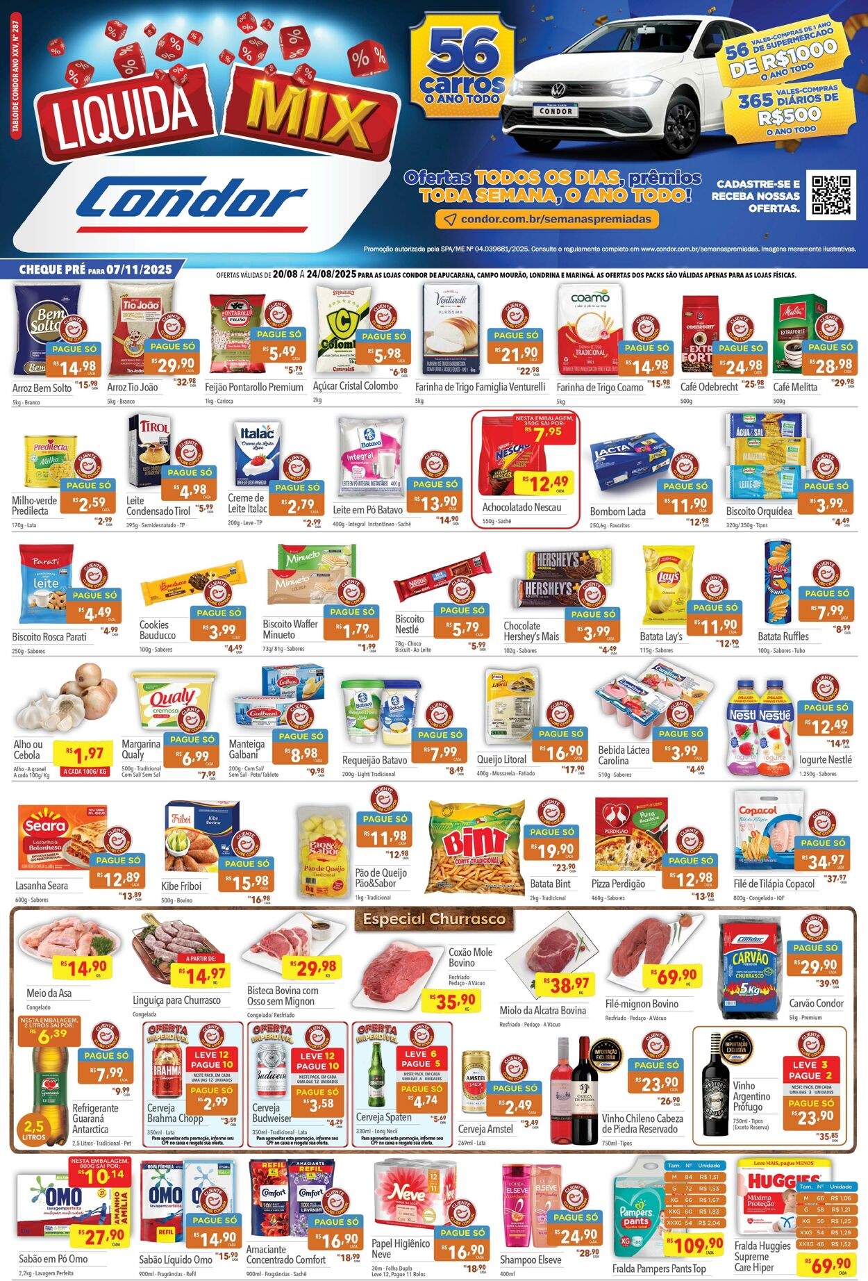 Folheto Condor 25.08.2025 - 01.09.2025