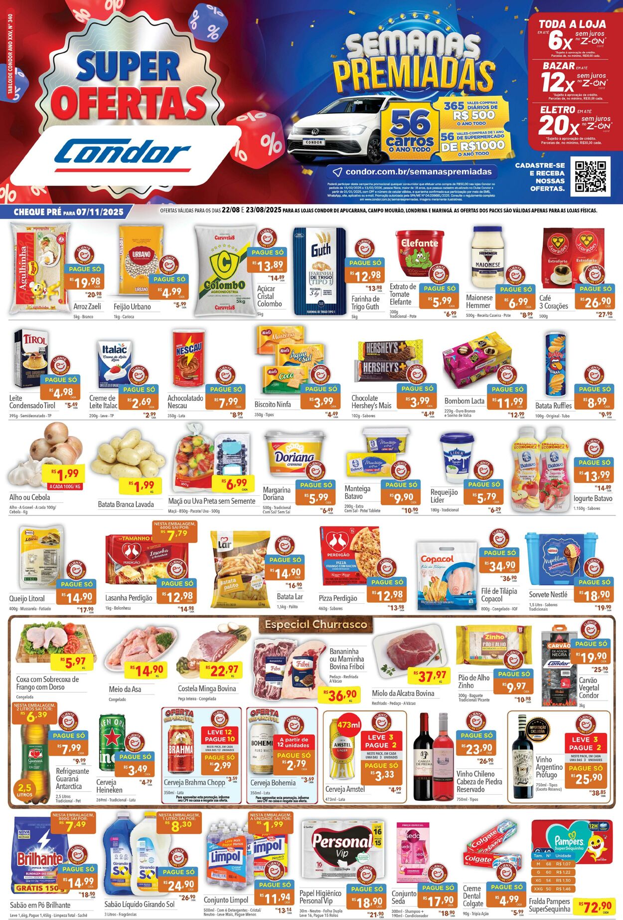 Folheto Condor 25.08.2025 - 01.09.2025