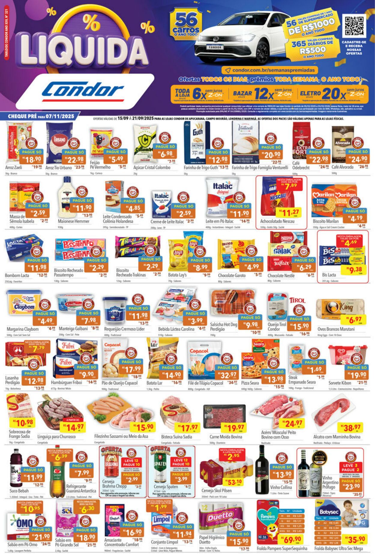Folheto Condor 17.09.2025 - 01.10.2025