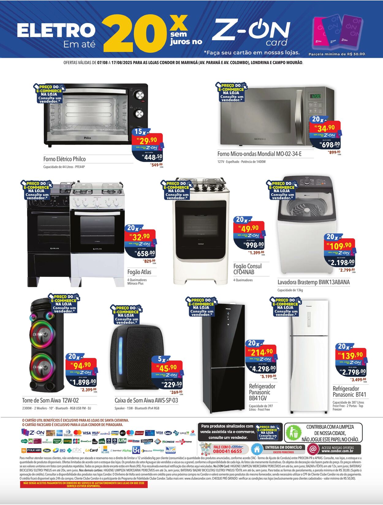 Folheto Condor 11.08.2025 - 25.08.2025