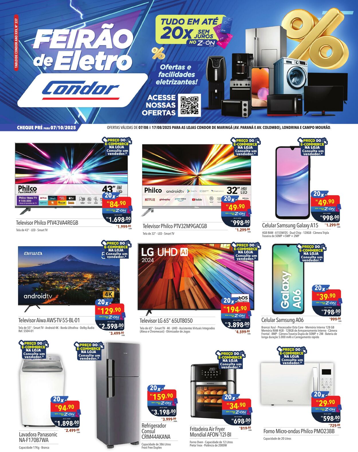 Folheto Condor 11.08.2025 - 25.08.2025