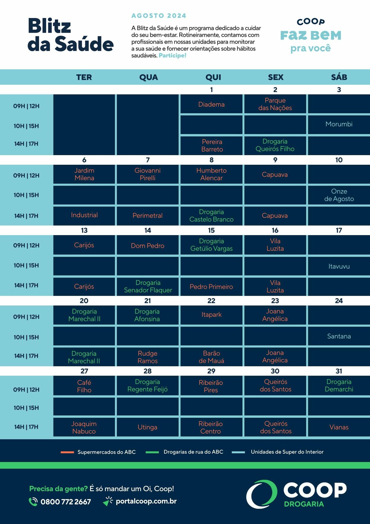 Folheto Coop 01.08.2024 - 31.08.2024