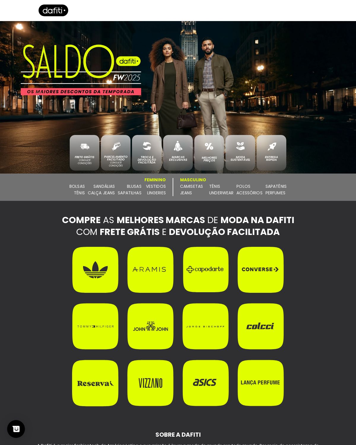 Folheto Dafiti 14.07.2025 - 23.07.2025